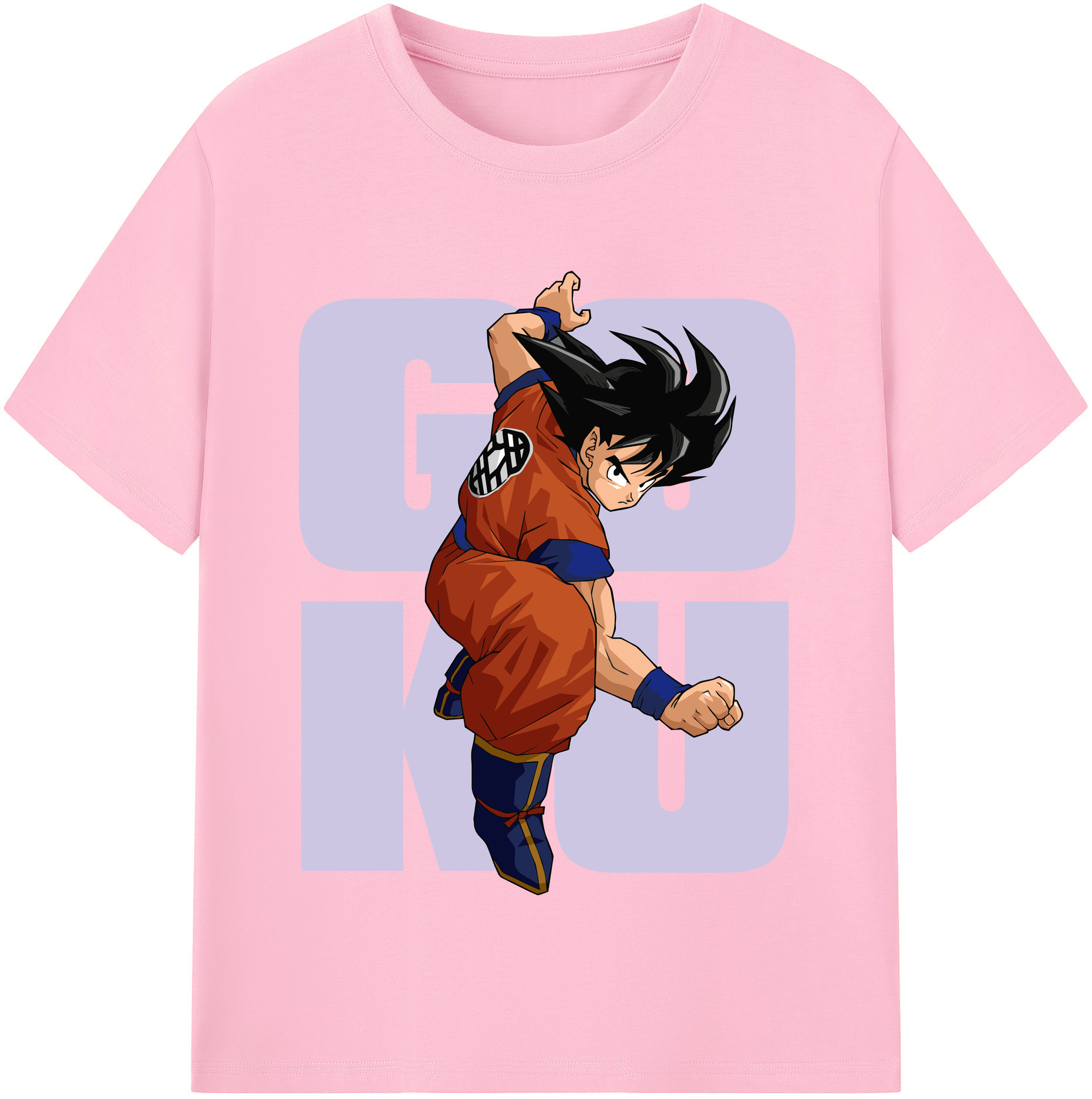 （画像用） ドラゴンボール 孫悟空（そん ごくう）Son Goku カカロット DRAGON BALL Kakarotto 綿100％半袖Tシャツ（フロントプリント）