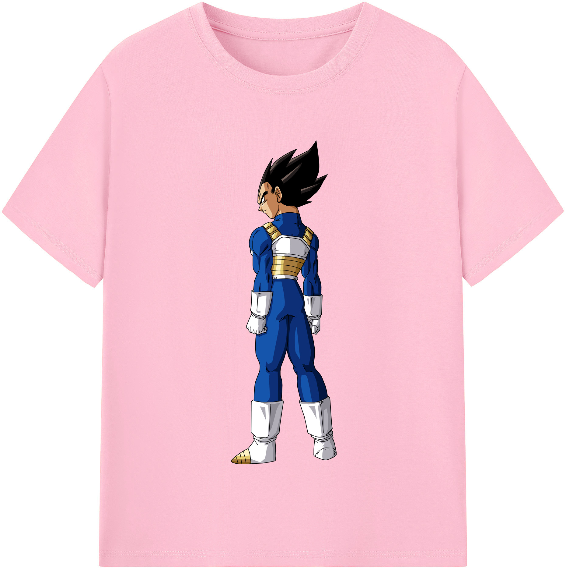 （画像用） ドラゴンボール ベジータ四世（Bejīta Yonsei）DRAGON BALL Vegeta IV 綿100％半袖Tシャツ（フロントプリント）