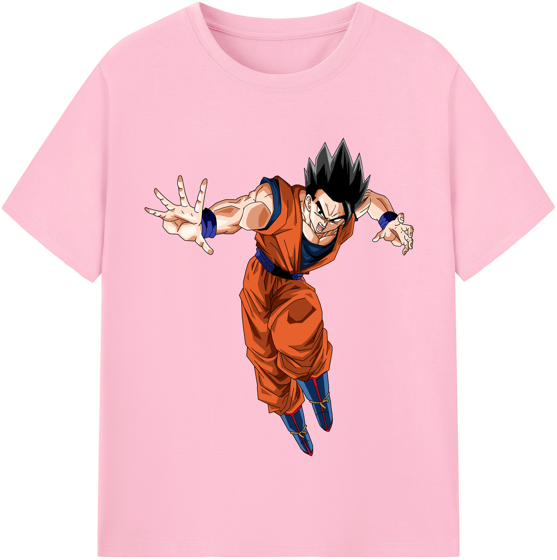 （画像用） ドラゴンボール 孫 悟飯（そんごはん）DRAGON BALL Son Gohan 綿100％半袖Tシャツ（フロントプリント）