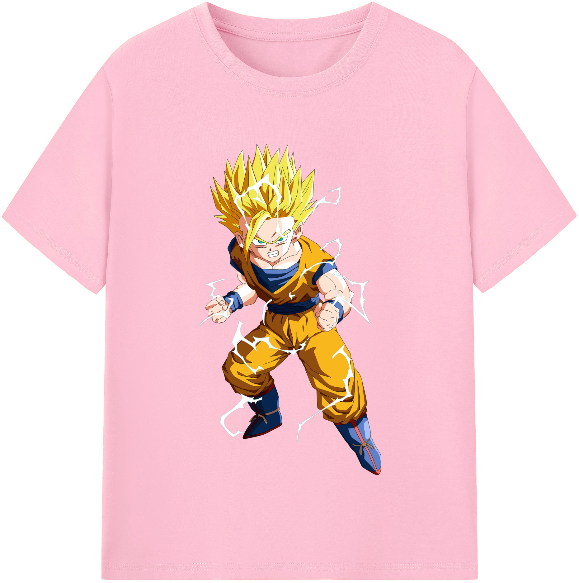 （画像用） ドラゴンボール 孫 悟飯（そんごはん）DRAGON BALL Son Gohan 綿100％半袖Tシャツ（フロントプリント）
