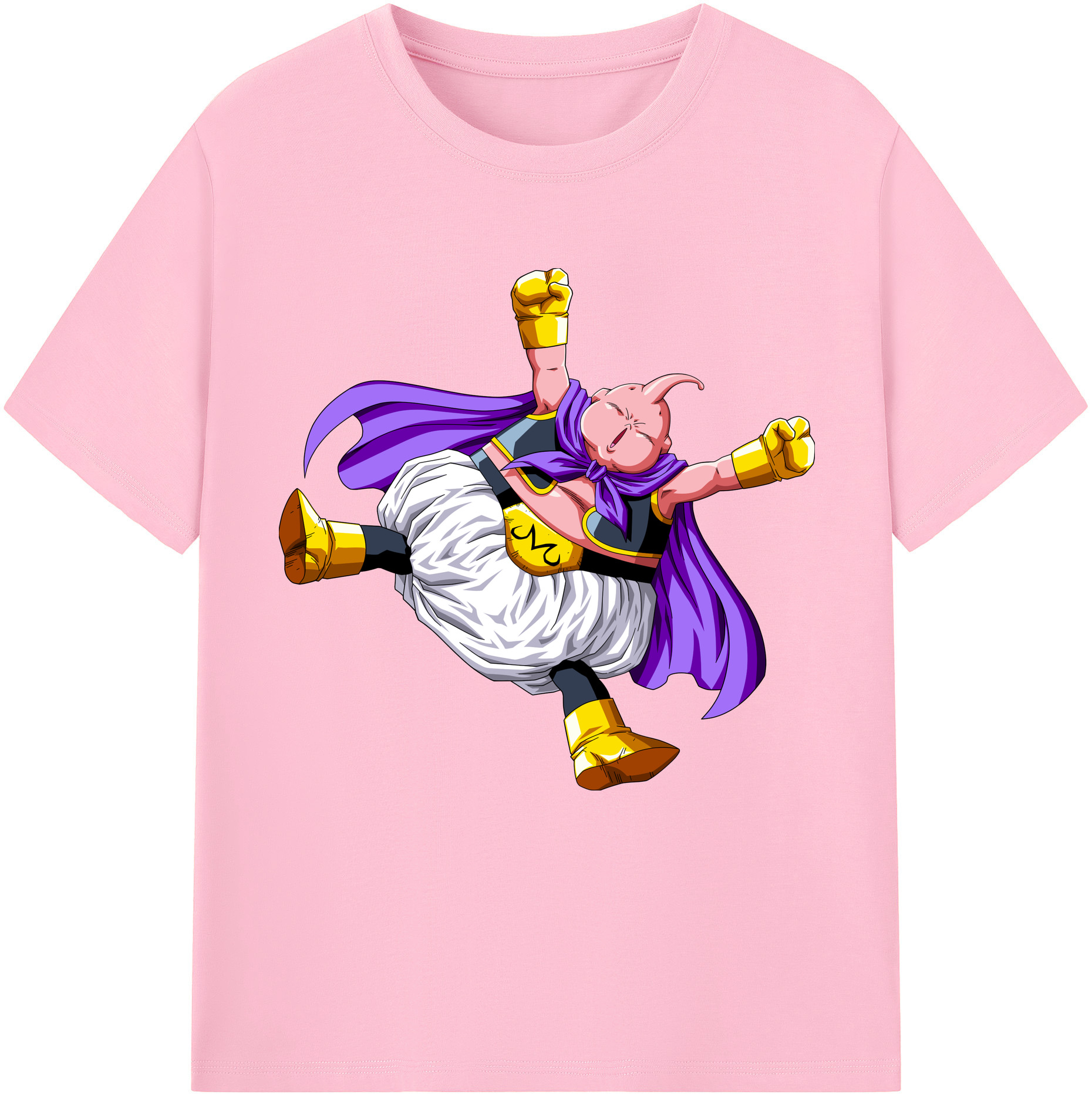 （画像用） ドラゴンボール 魔人ブウ DRAGON BALL Majin Buu 綿100％半袖Tシャツ（フロントプリント）