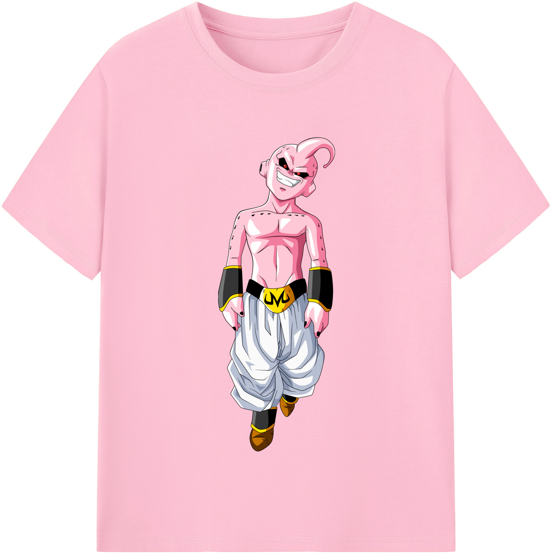 （画像用） ドラゴンボール 魔人ブウ DRAGON BALL Majin Buu 綿100％半袖Tシャツ（フロントプリント）