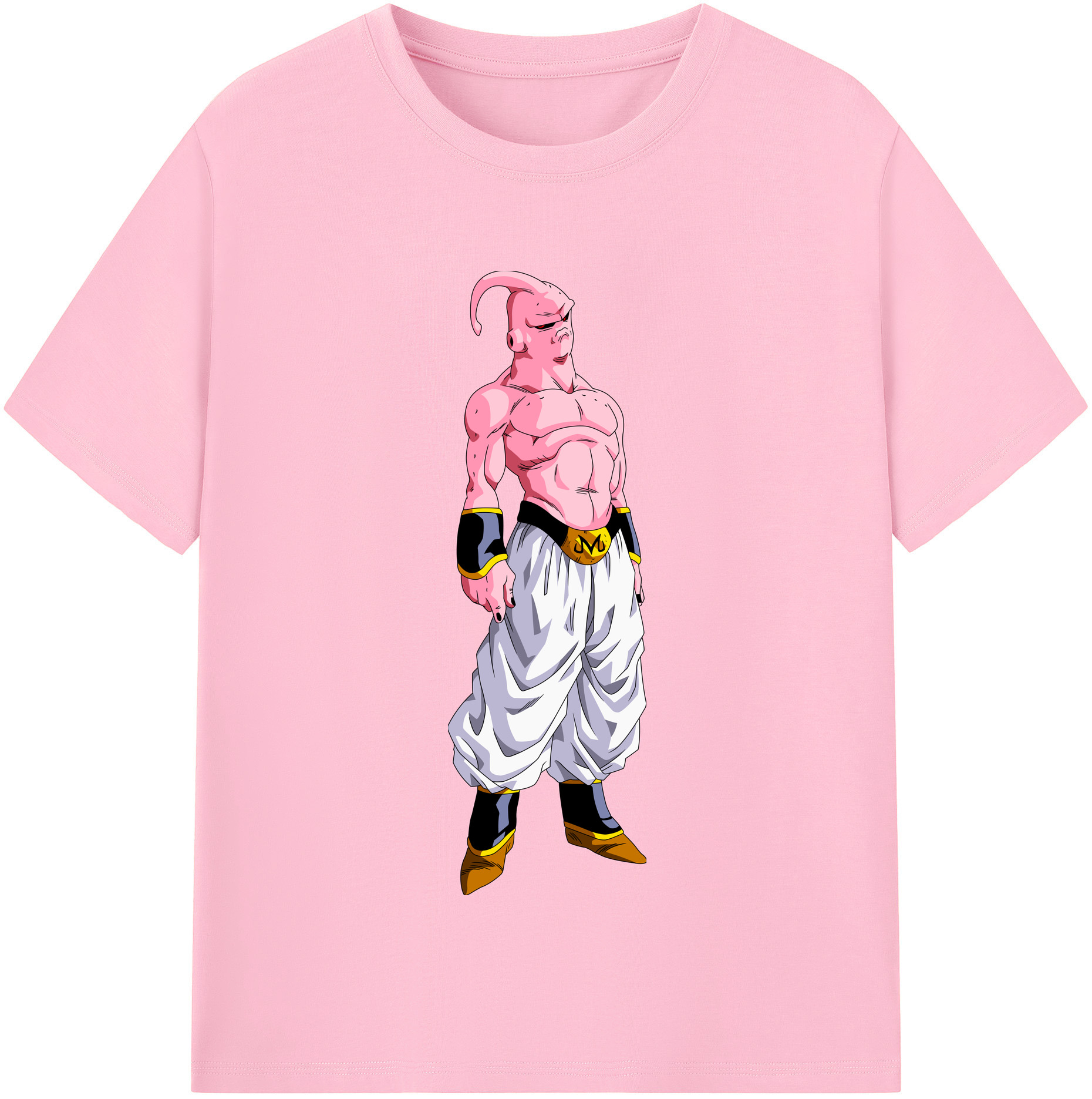 （画像用） ドラゴンボール 魔人ブウ DRAGON BALL Majin Buu 綿100％半袖Tシャツ（フロントプリント）