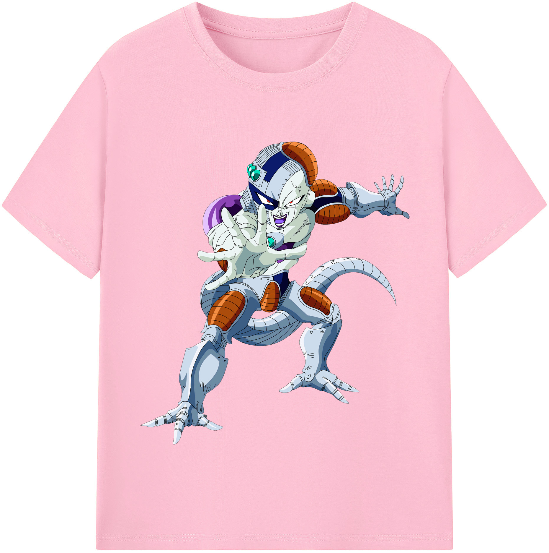（画像用） ドラゴンボール フリーザ DRAGON BALL Frieza 綿100％半袖Tシャツ（フロントプリント）