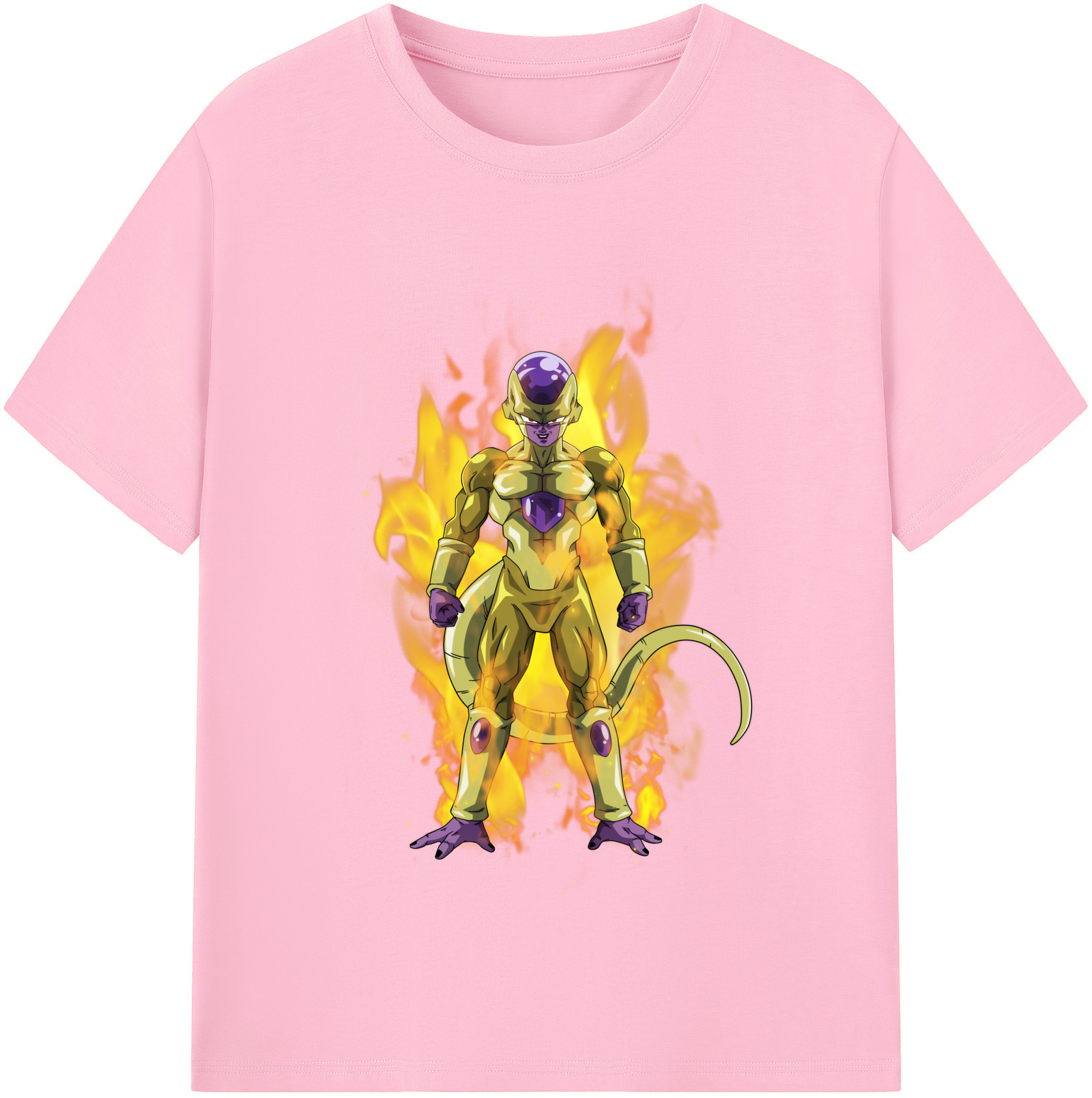 （画像用） ドラゴンボール フリーザ DRAGON BALL Frieza 綿100％半袖Tシャツ（フロントプリント）