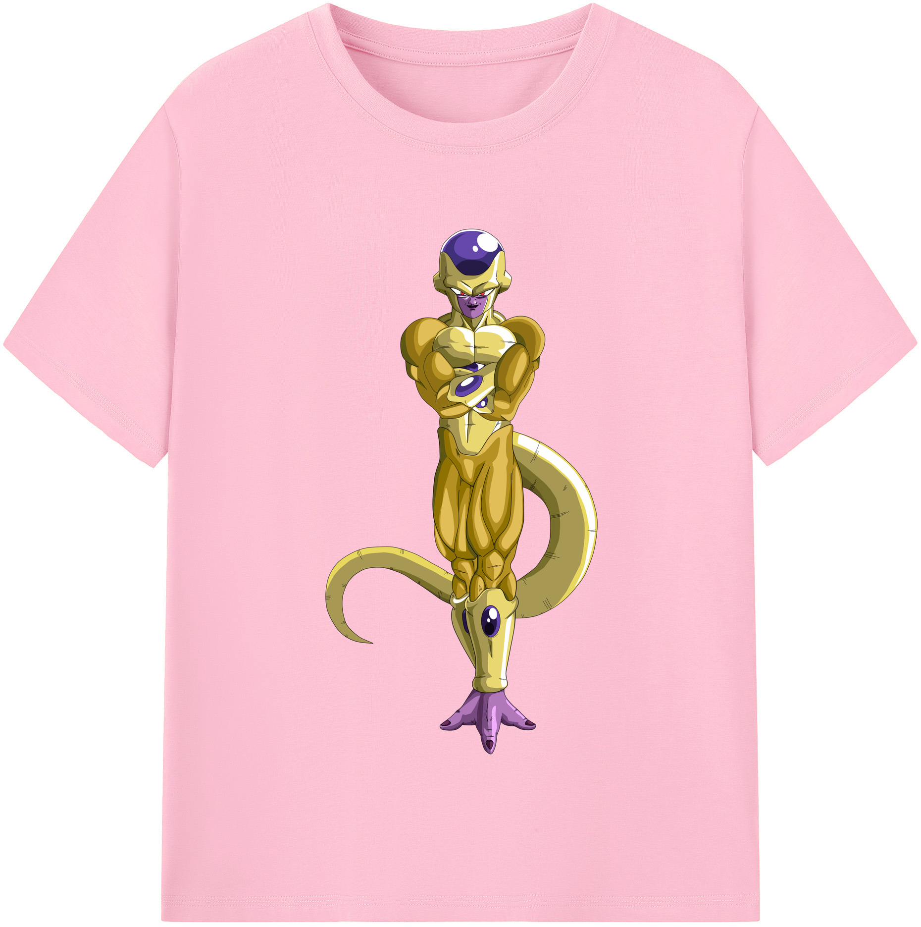 （画像用） ドラゴンボール フリーザ DRAGON BALL Frieza 綿100％半袖Tシャツ（フロントプリント）