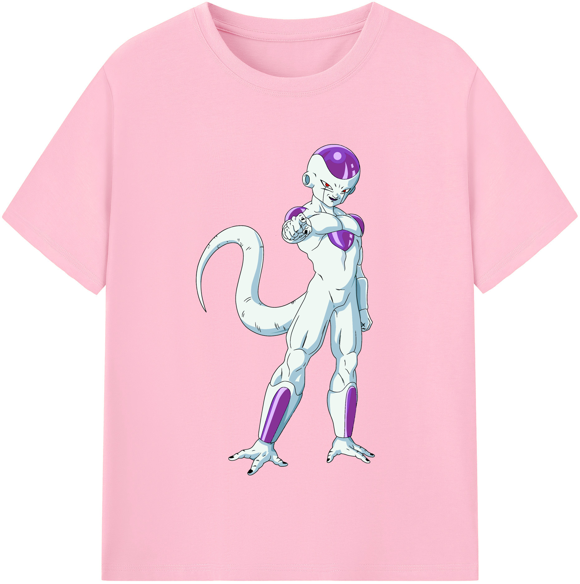 （画像用） ドラゴンボール フリーザ DRAGON BALL Frieza 綿100％半袖Tシャツ（フロントプリント）