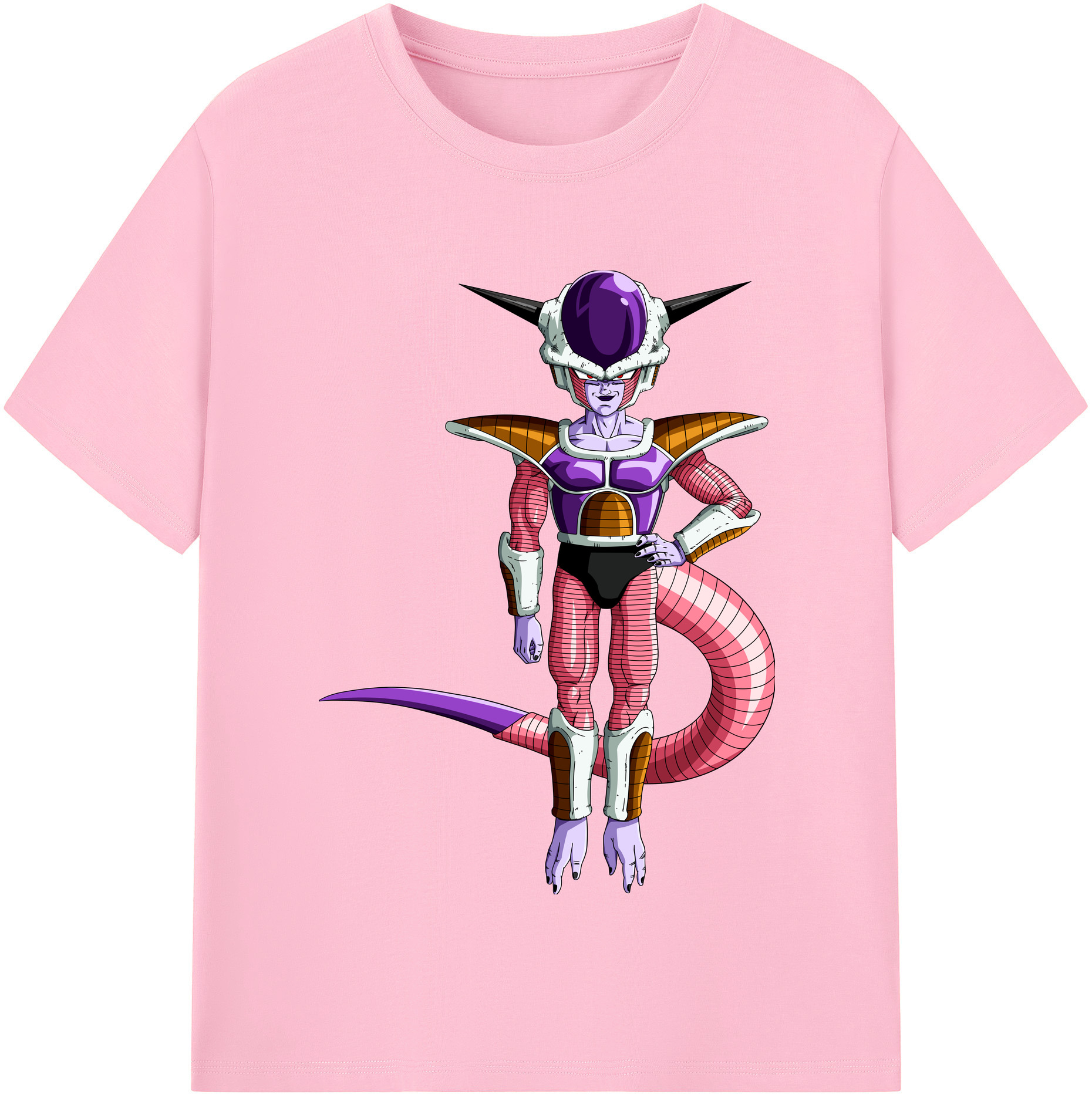 （画像用） ドラゴンボール フリーザ DRAGON BALL Frieza 綿100％半袖Tシャツ（フロントプリント）