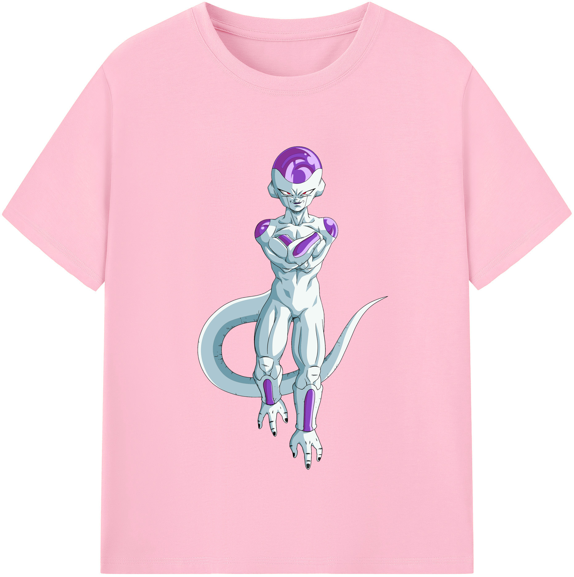 （画像用） ドラゴンボール フリーザ DRAGON BALL Frieza 綿100％半袖Tシャツ（フロントプリント）