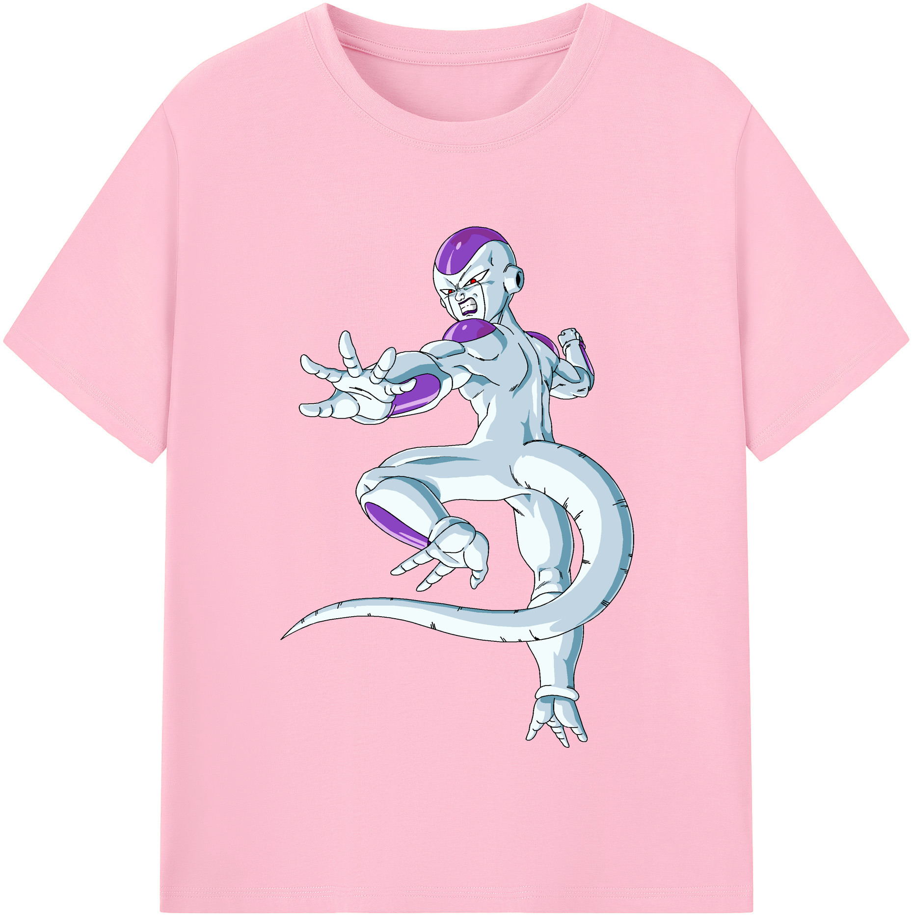 （画像用） ドラゴンボール フリーザ DRAGON BALL Frieza 綿100％半袖Tシャツ（フロントプリント）