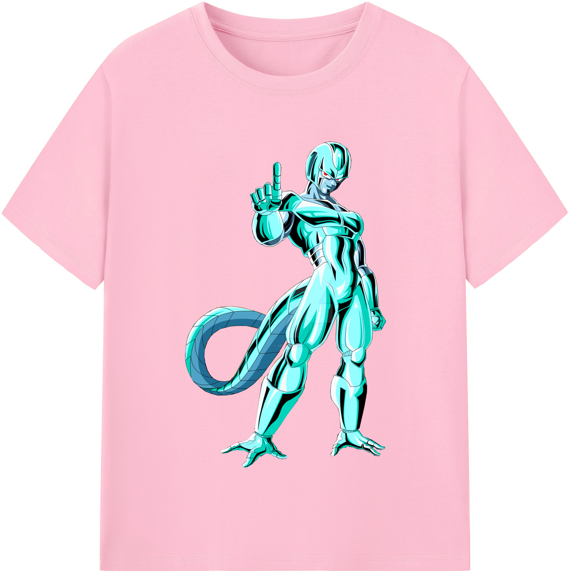 （画像用） ドラゴンボール クウラ DRAGON BALL Cooler Coora 綿100％半袖Tシャツ（フロントプリント）