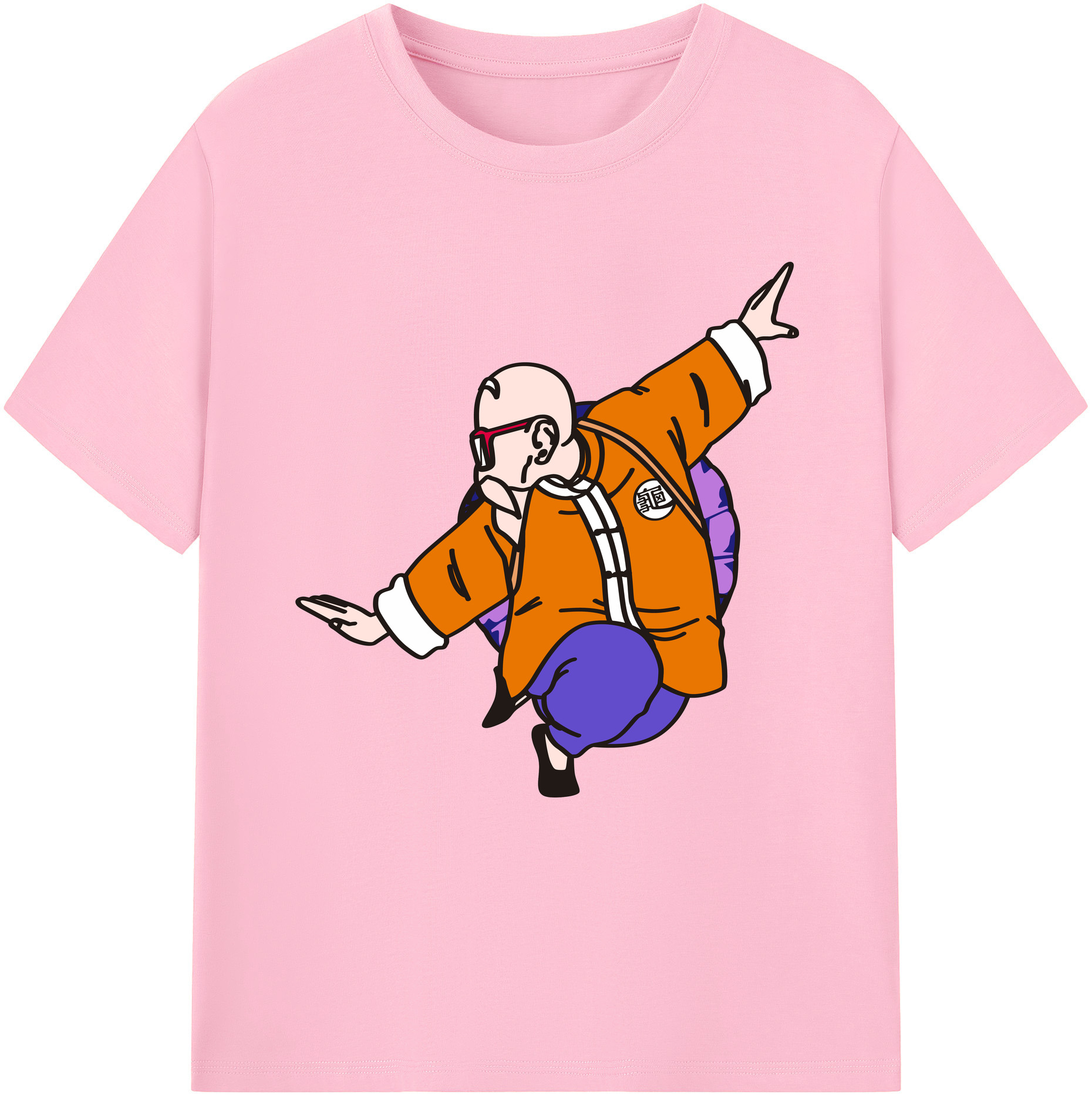 （画像用） ドラゴンボール 亀仙人（かめせんにん） DRAGON BALL Master Roshi Kame Sennin 綿100％半袖Tシャツ（フロントプリント）