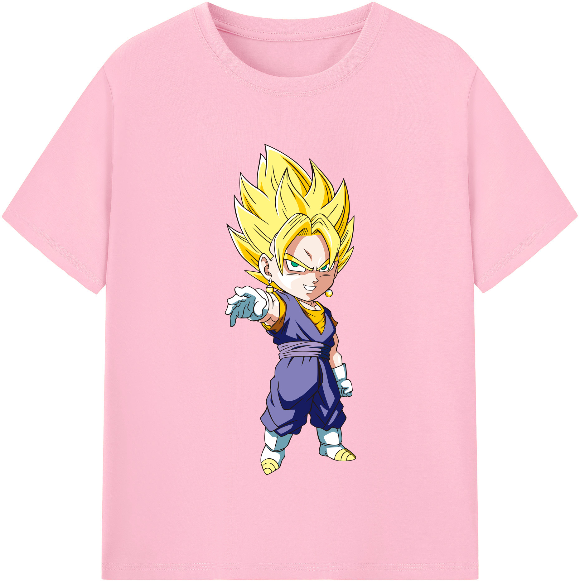 （画像用） ドラゴンボール ベジット DRAGON BALL Vegetto 綿100％半袖Tシャツ（フロントプリント）