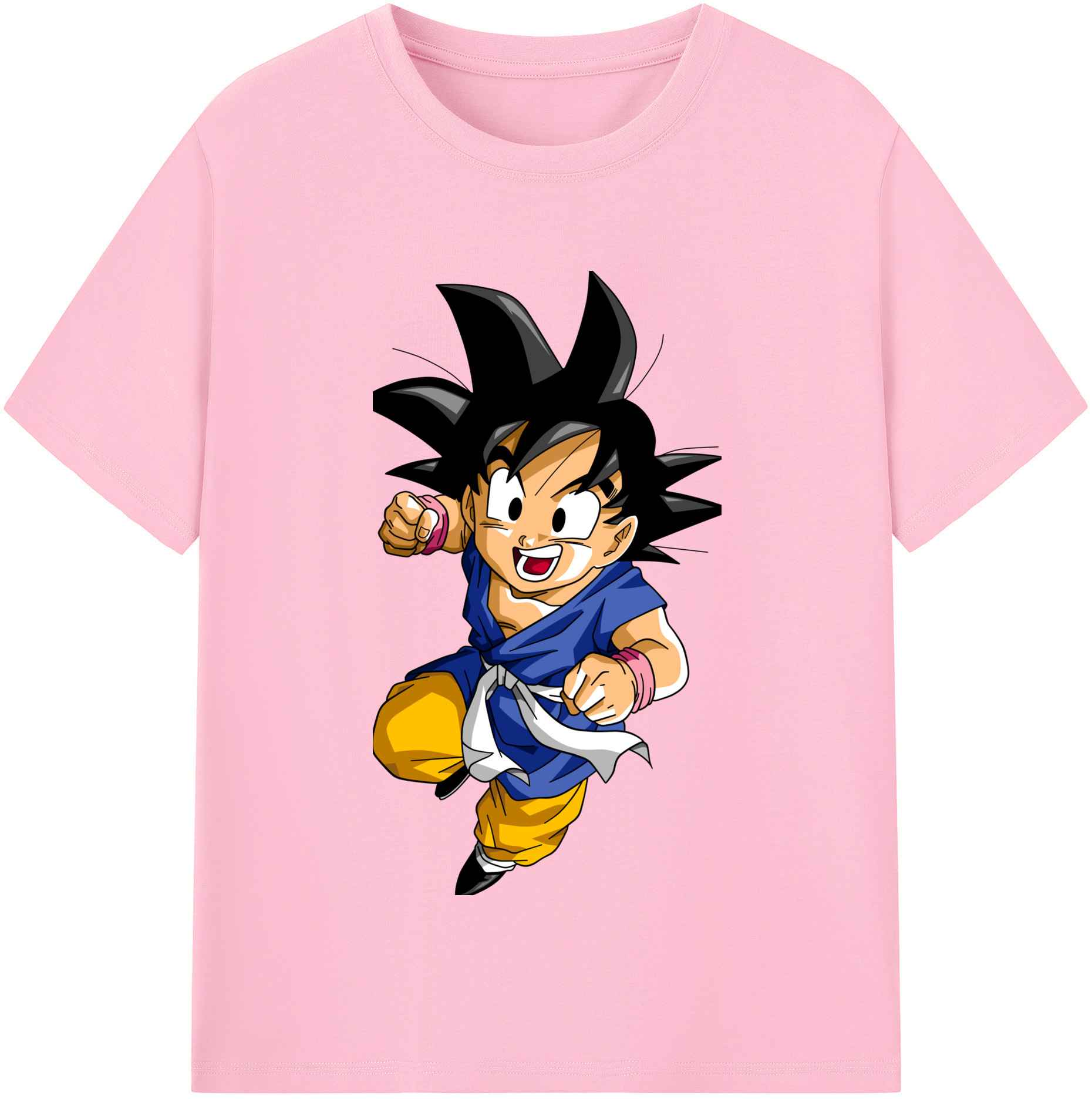 （画像用） ドラゴンボール 孫悟天 そん ごてん DRAGON BALL Son Goten 綿100％半袖Tシャツ（フロントプリント）