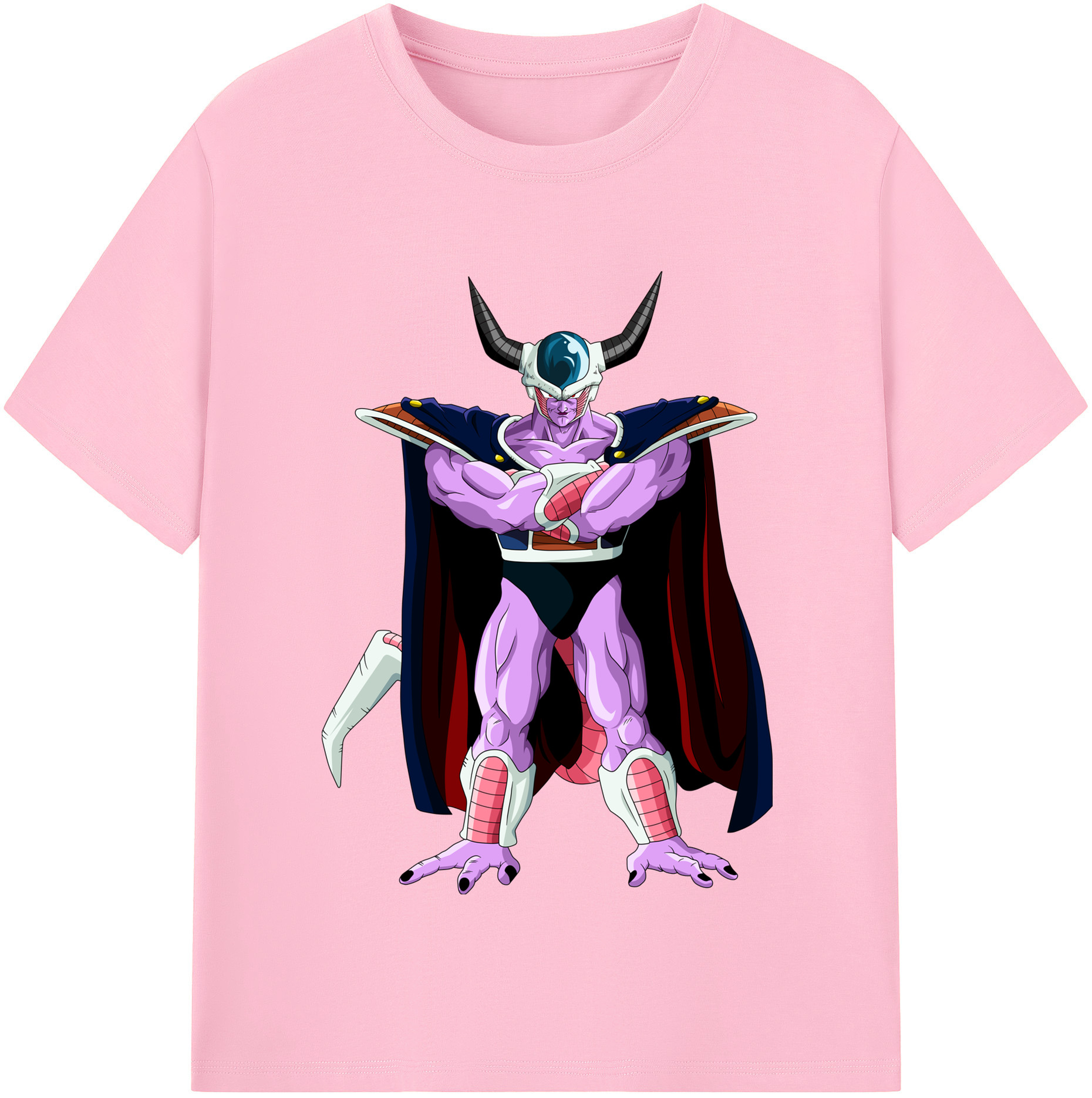 （画像用） ドラゴンボール コルド大王 DRAGON BALL King Cold 綿100％半袖Tシャツ（フロントプリント）