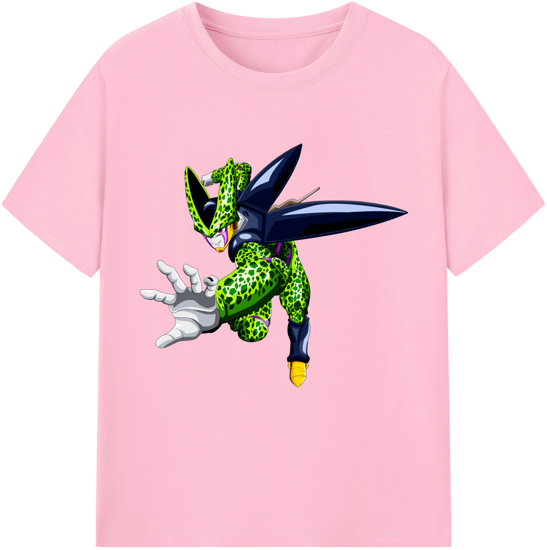 （画像用） ドラゴンボール セル DRAGON BALL Cell 綿100％半袖Tシャツ（フロントプリント）