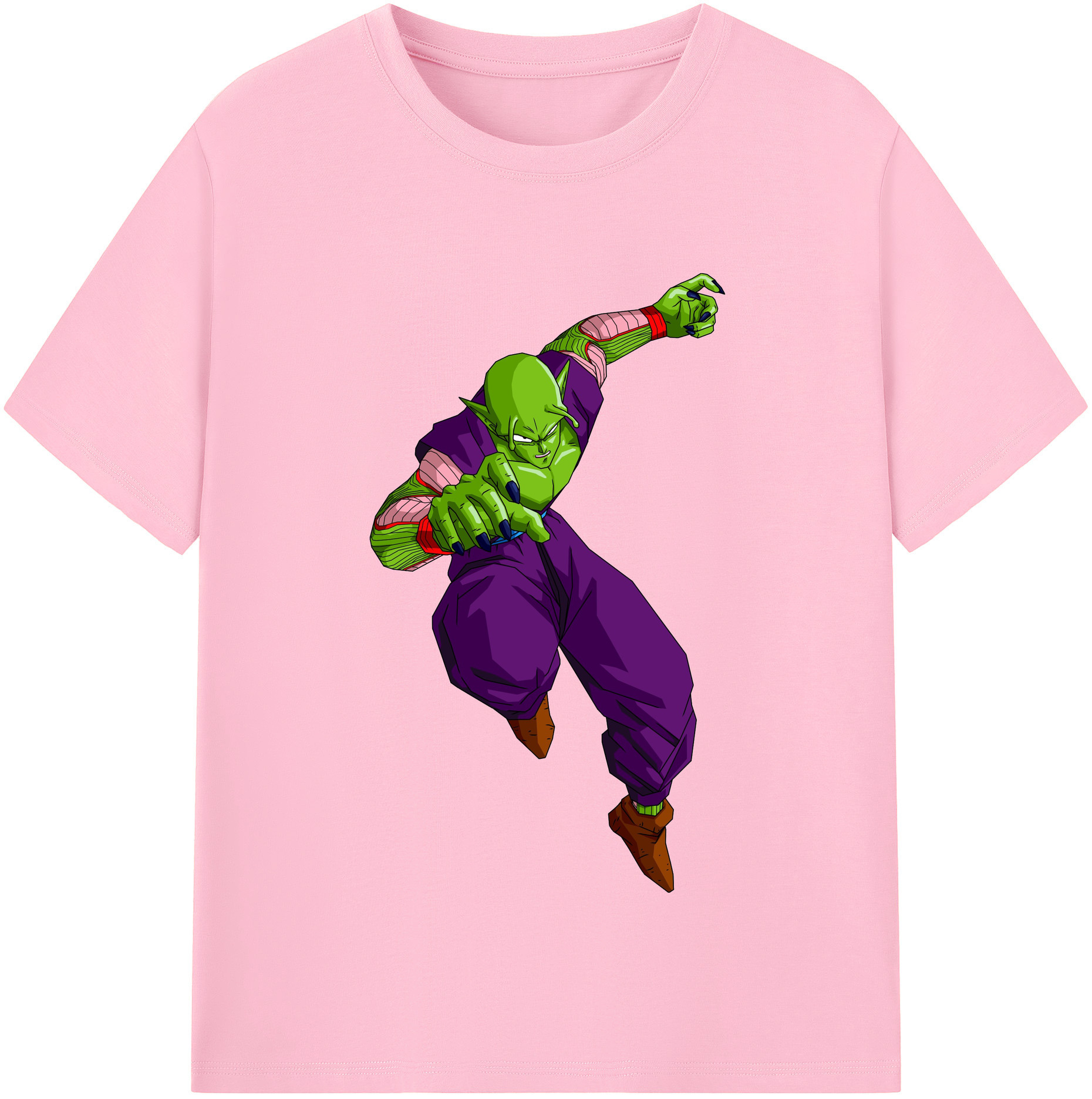 （画像用） ドラゴンボール ピッコロ DRAGON BALL Piccolo 綿100％半袖Tシャツ（フロントプリント）