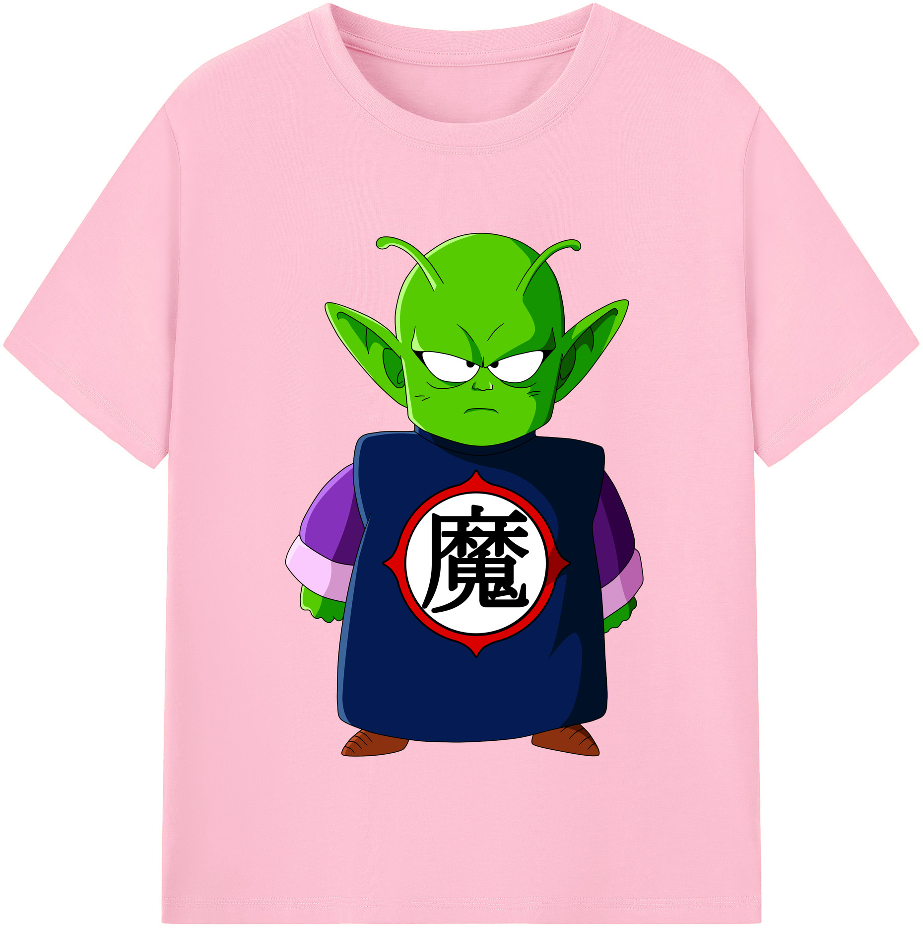 （画像用） ドラゴンボール ピッコロ DRAGON BALL Piccolo 綿100％半袖Tシャツ（フロントプリント）