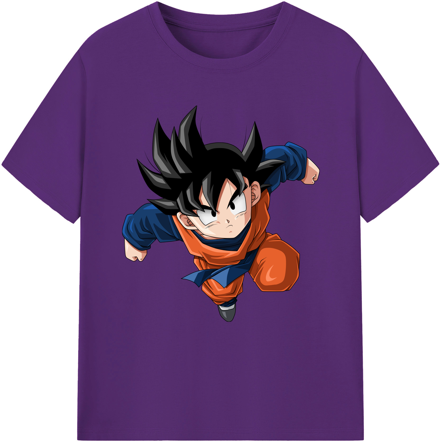 （画像用） ドラゴンボール 孫悟空（そん ごくう）Son Goku カカロット DRAGON BALL Kakarotto 綿100％半袖Tシャツ（フロントプリント）