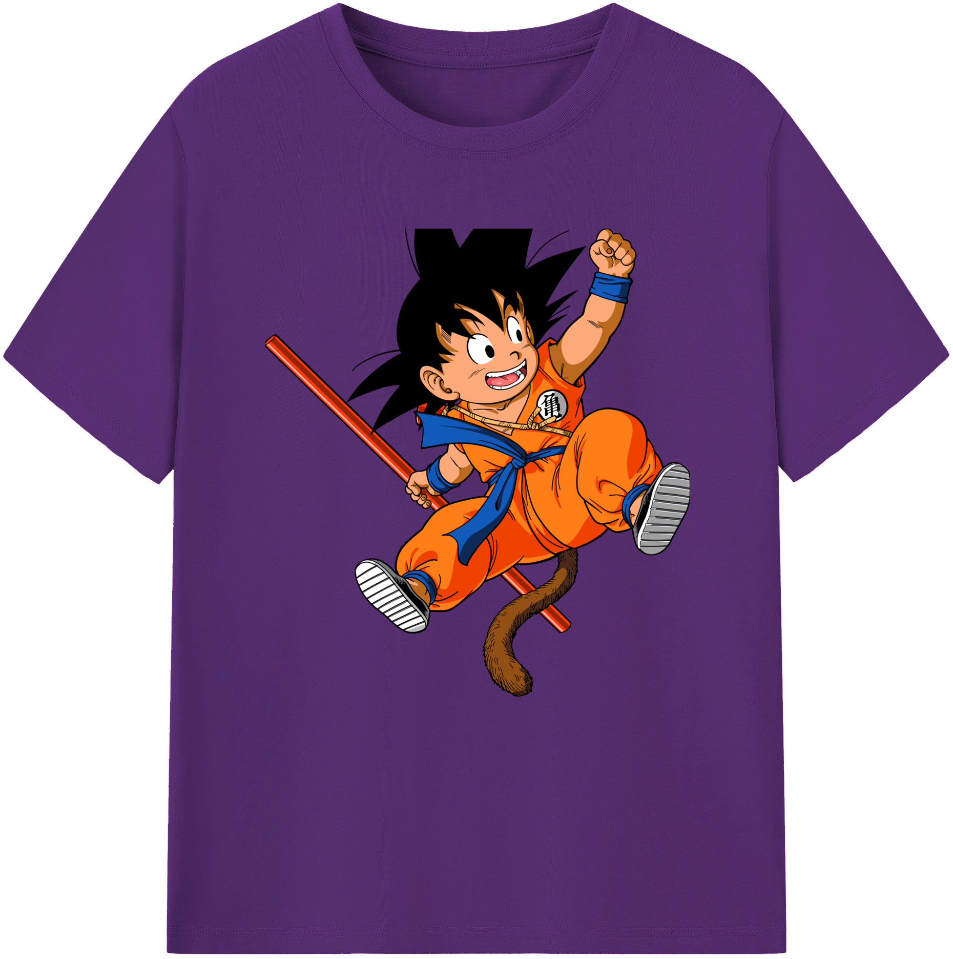 （画像用） ドラゴンボール 孫悟空（そん ごくう）Son Goku カカロット DRAGON BALL Kakarotto 綿100％半袖Tシャツ（フロントプリント）