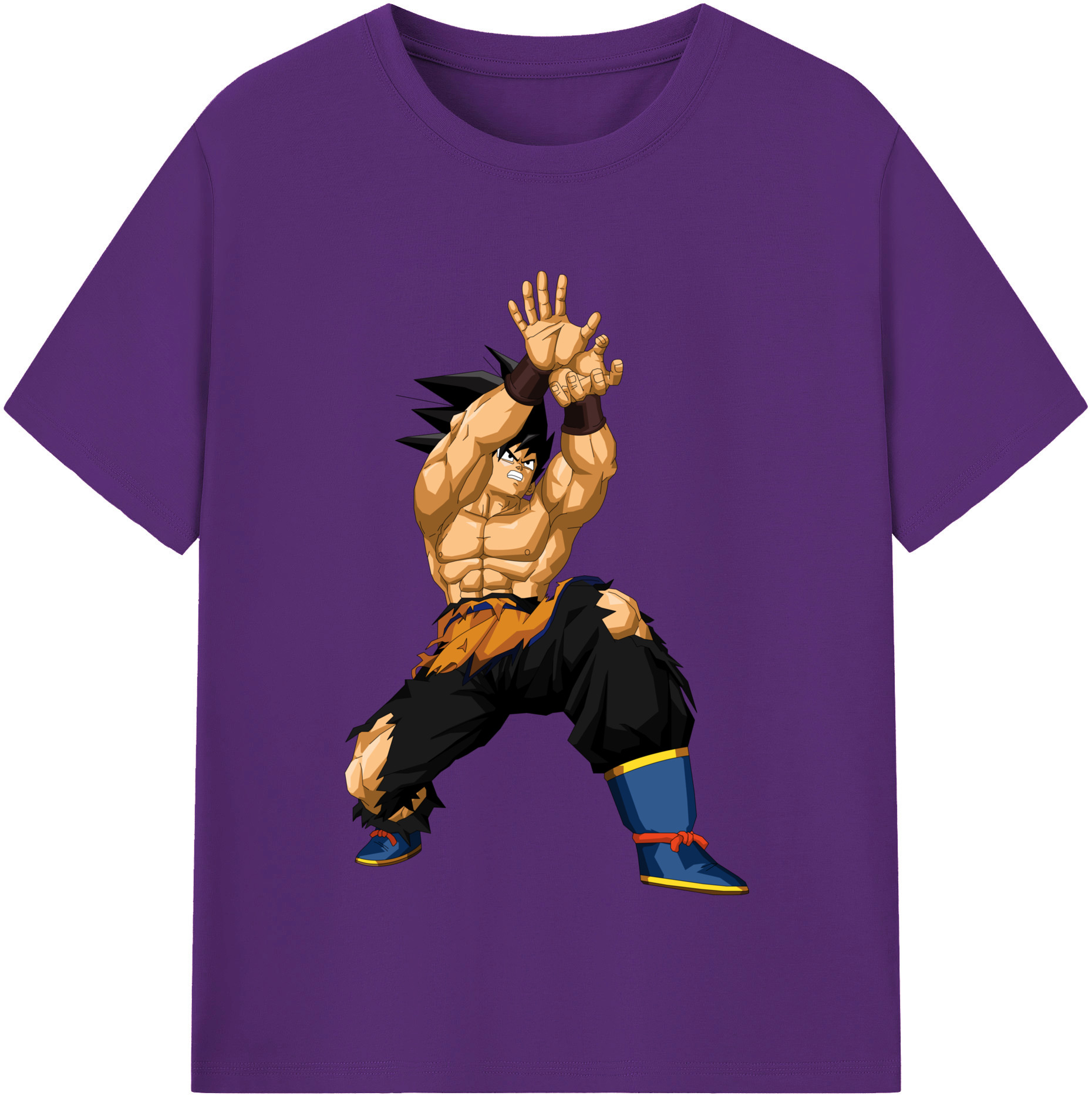 （画像用） ドラゴンボール 孫悟空（そん ごくう）Son Goku カカロット DRAGON BALL Kakarotto 綿100％半袖Tシャツ（フロントプリント）