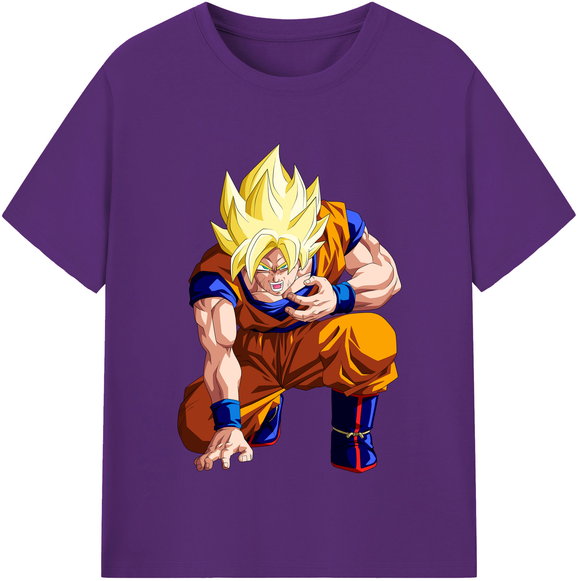 （画像用） ドラゴンボール 孫悟空（そん ごくう）Son Goku カカロット DRAGON BALL Kakarotto 綿100％半袖Tシャツ（フロントプリント）