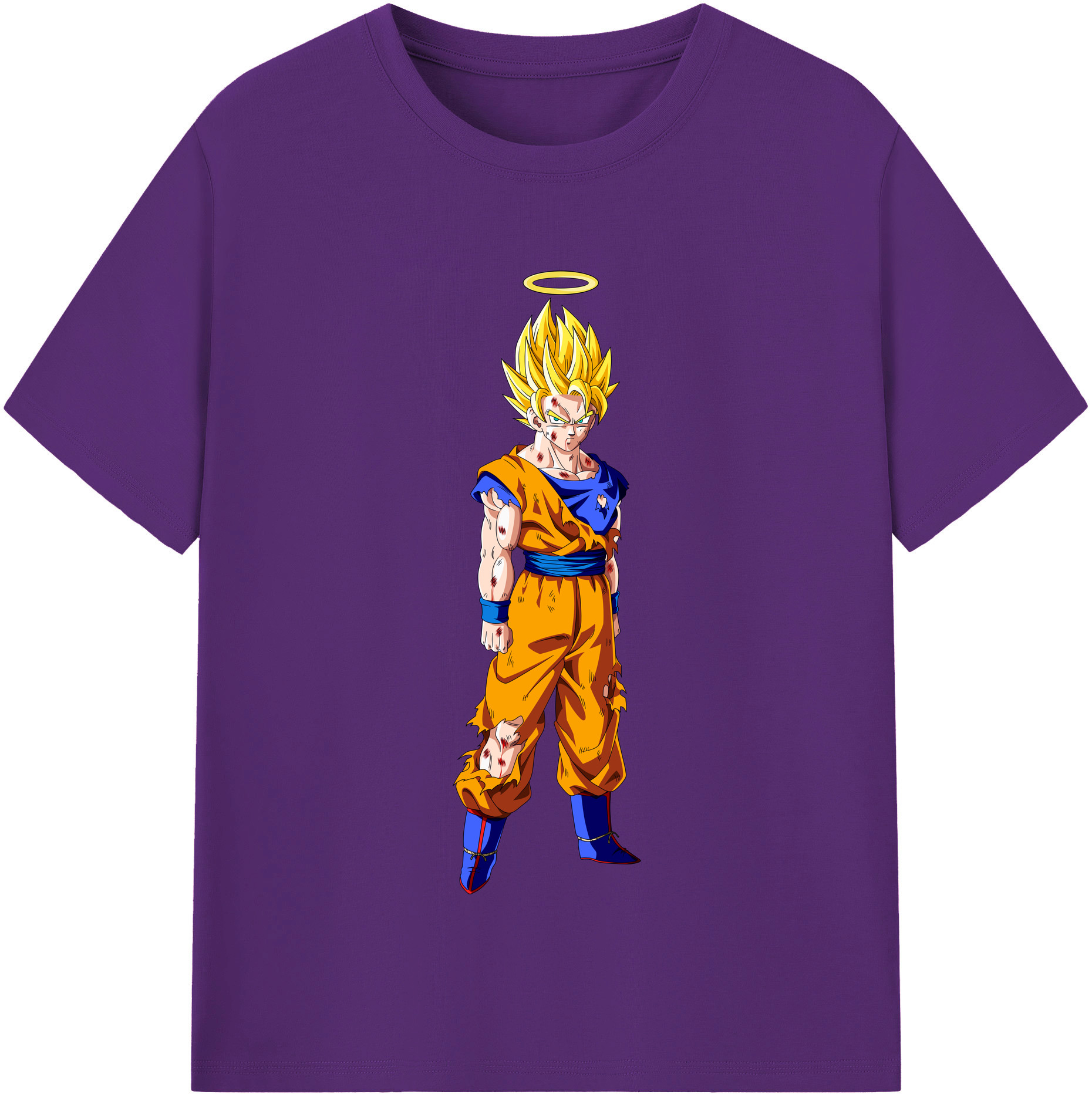 （画像用） ドラゴンボール 孫悟空（そん ごくう）Son Goku カカロット DRAGON BALL Kakarotto 綿100％半袖Tシャツ（フロントプリント）