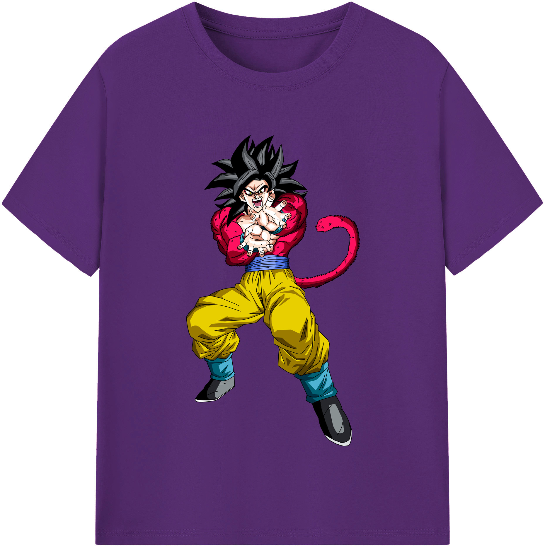 （画像用） ドラゴンボール 孫悟空（そん ごくう）Son Goku カカロット DRAGON BALL Kakarotto 綿100％半袖Tシャツ（フロントプリント）