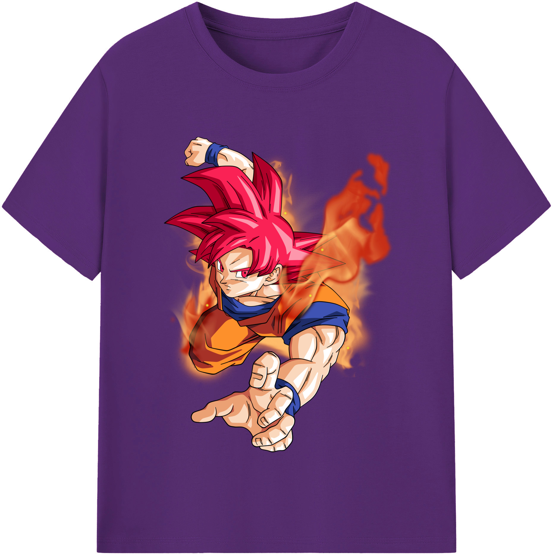 （画像用） ドラゴンボール 孫悟空（そん ごくう）Son Goku カカロット DRAGON BALL Kakarotto 綿100％半袖Tシャツ（フロントプリント）