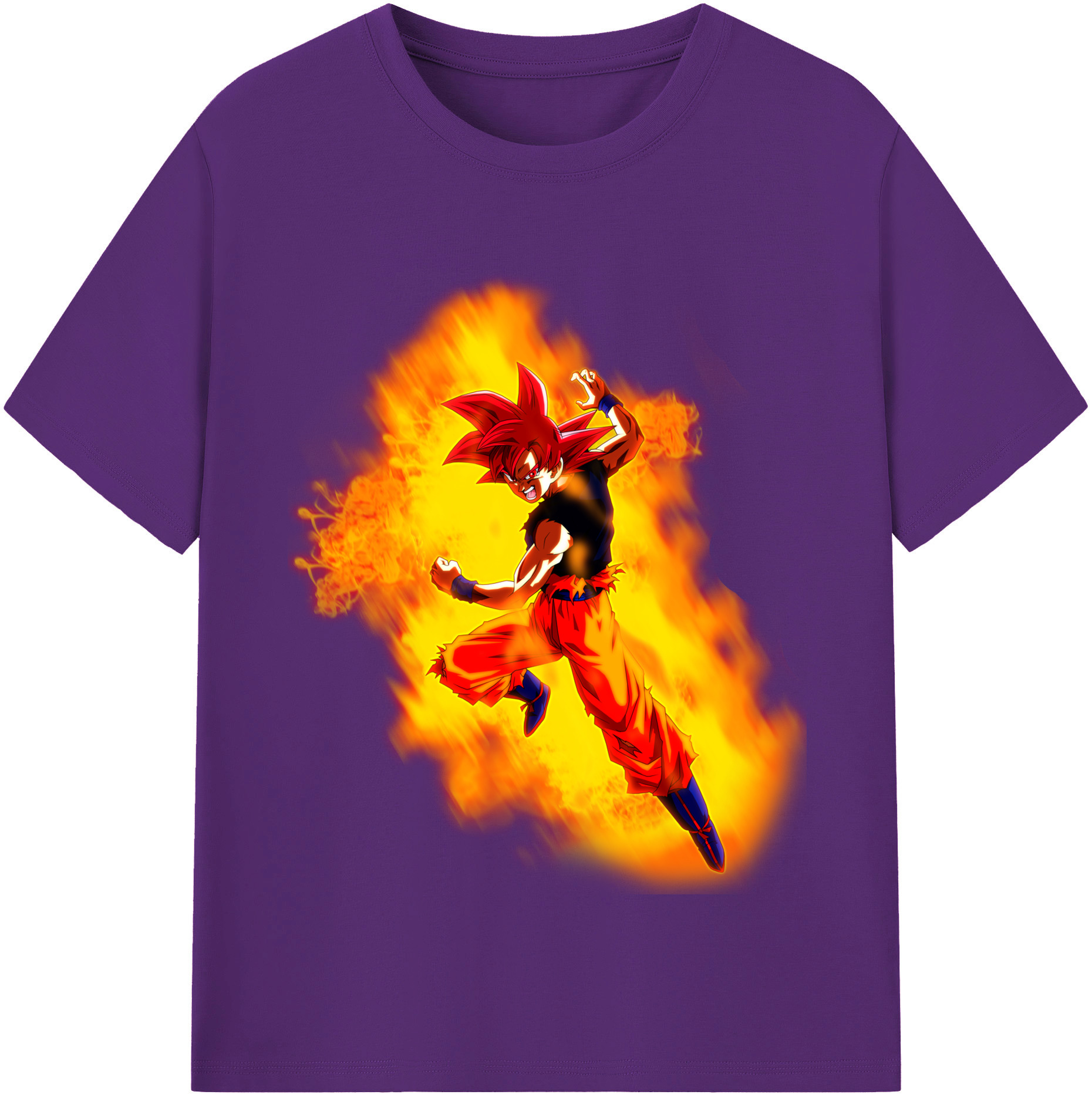 （画像用） ドラゴンボール 孫悟空（そん ごくう）Son Goku カカロット DRAGON BALL Kakarotto 綿100％半袖Tシャツ（フロントプリント）