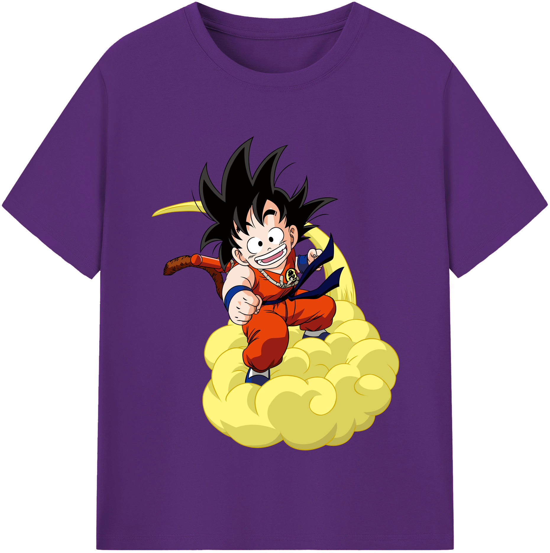 （画像用） ドラゴンボール 孫悟空（そん ごくう）Son Goku カカロット DRAGON BALL Kakarotto 綿100％半袖Tシャツ（フロントプリント）