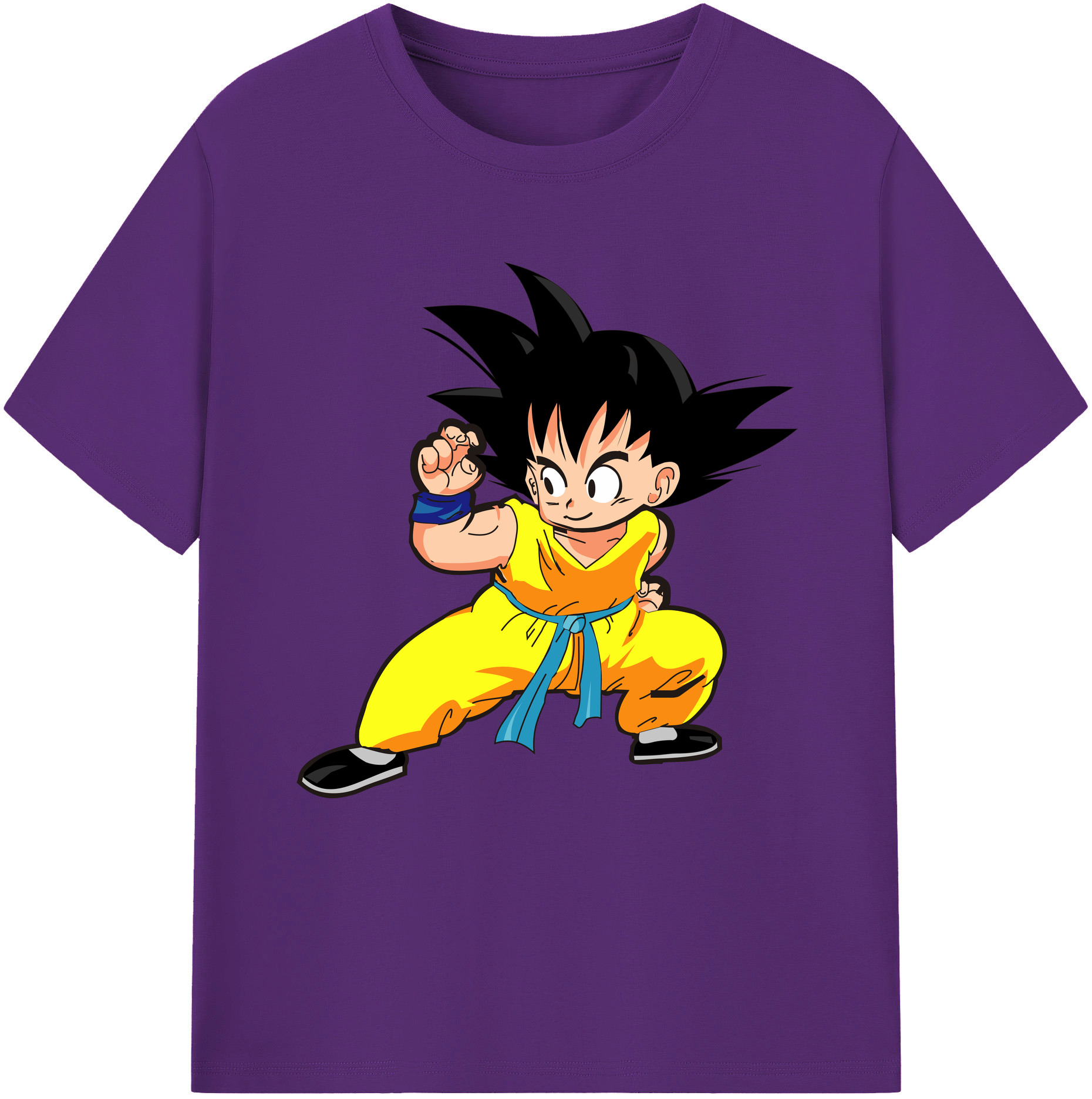 （画像用） ドラゴンボール 孫悟空（そん ごくう）Son Goku カカロット DRAGON BALL Kakarotto 綿100％半袖Tシャツ（フロントプリント）