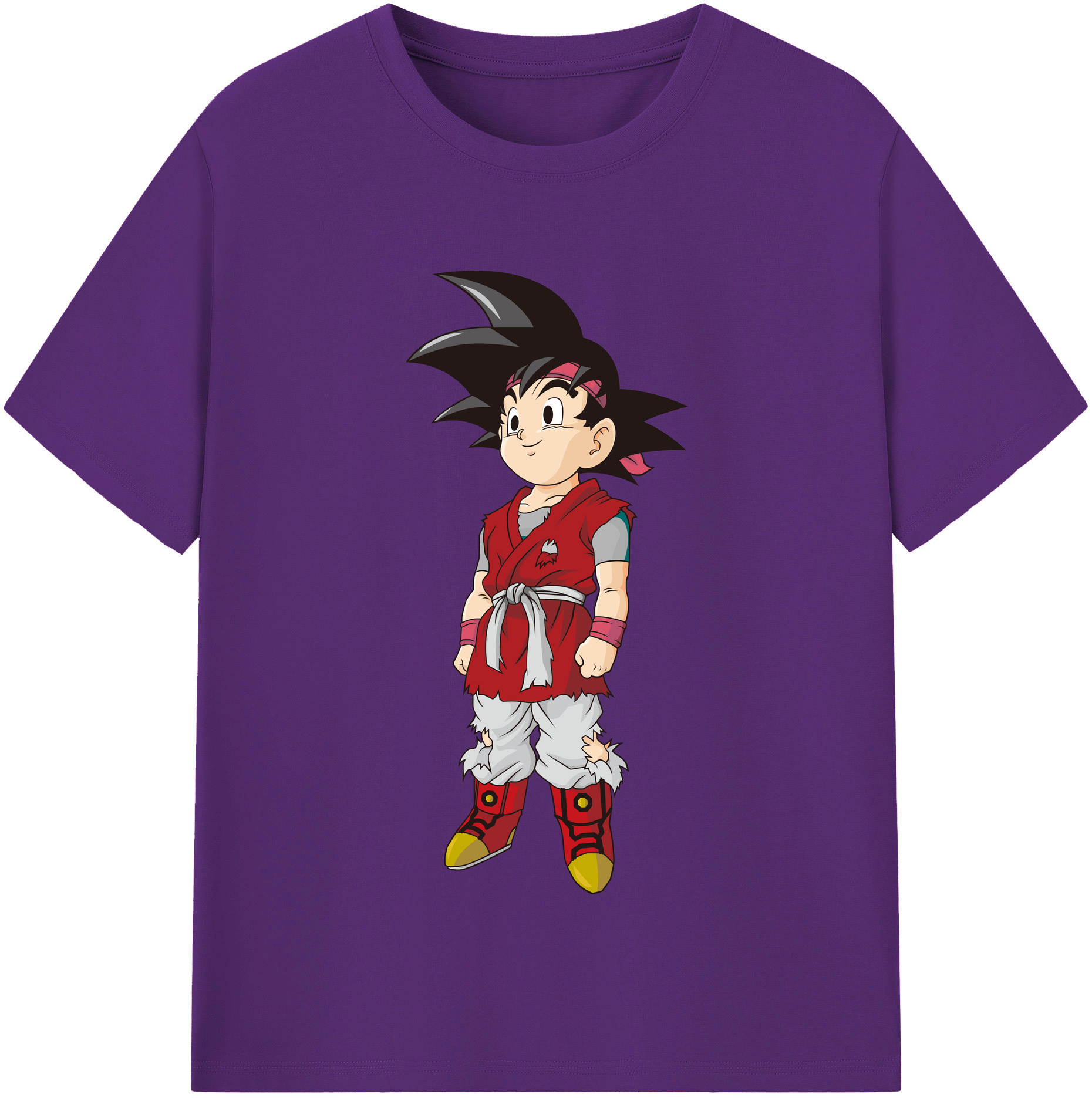 （画像用） ドラゴンボール 孫悟空（そん ごくう）Son Goku カカロット DRAGON BALL Kakarotto 綿100％半袖Tシャツ（フロントプリント）
