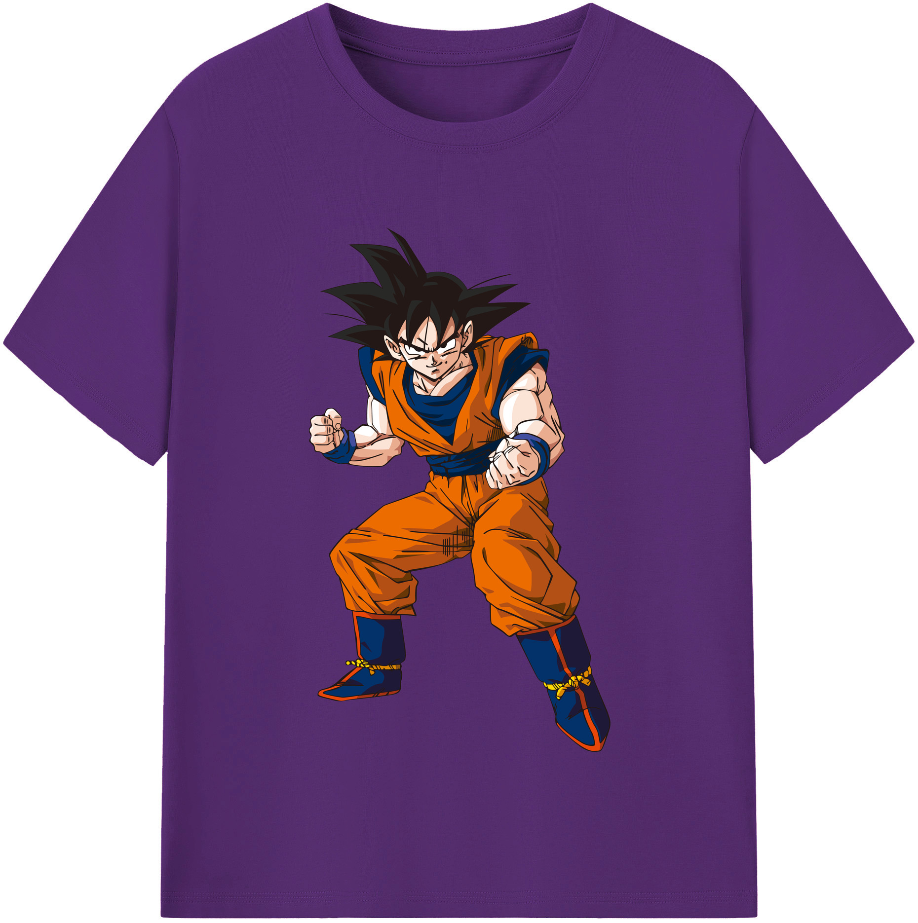 （画像用） ドラゴンボール 孫悟空（そん ごくう）Son Goku カカロット DRAGON BALL Kakarotto 綿100％半袖Tシャツ（フロントプリント）