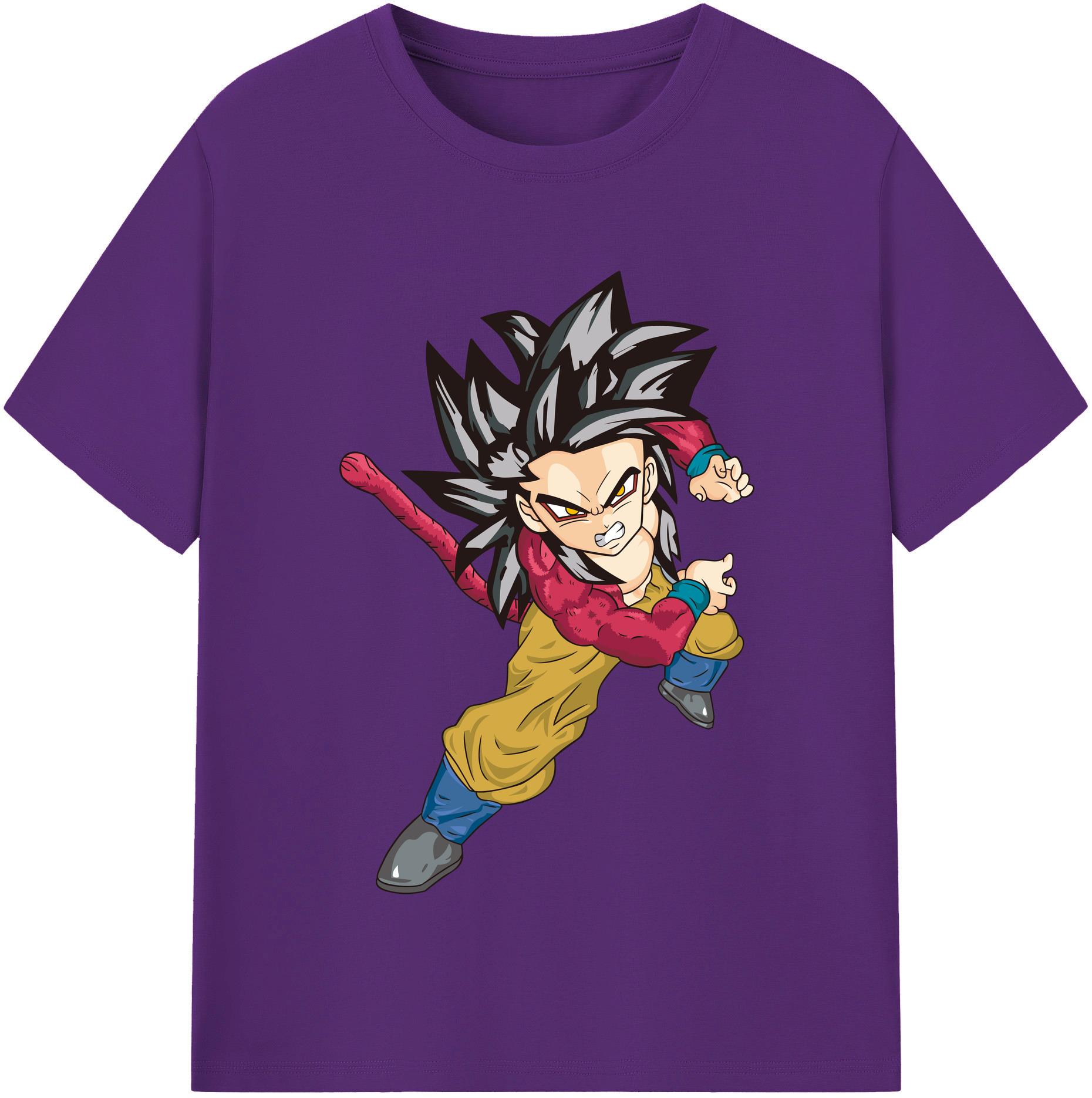 （画像用） ドラゴンボール 孫悟空（そん ごくう）Son Goku カカロット DRAGON BALL Kakarotto 綿100％半袖Tシャツ（フロントプリント）