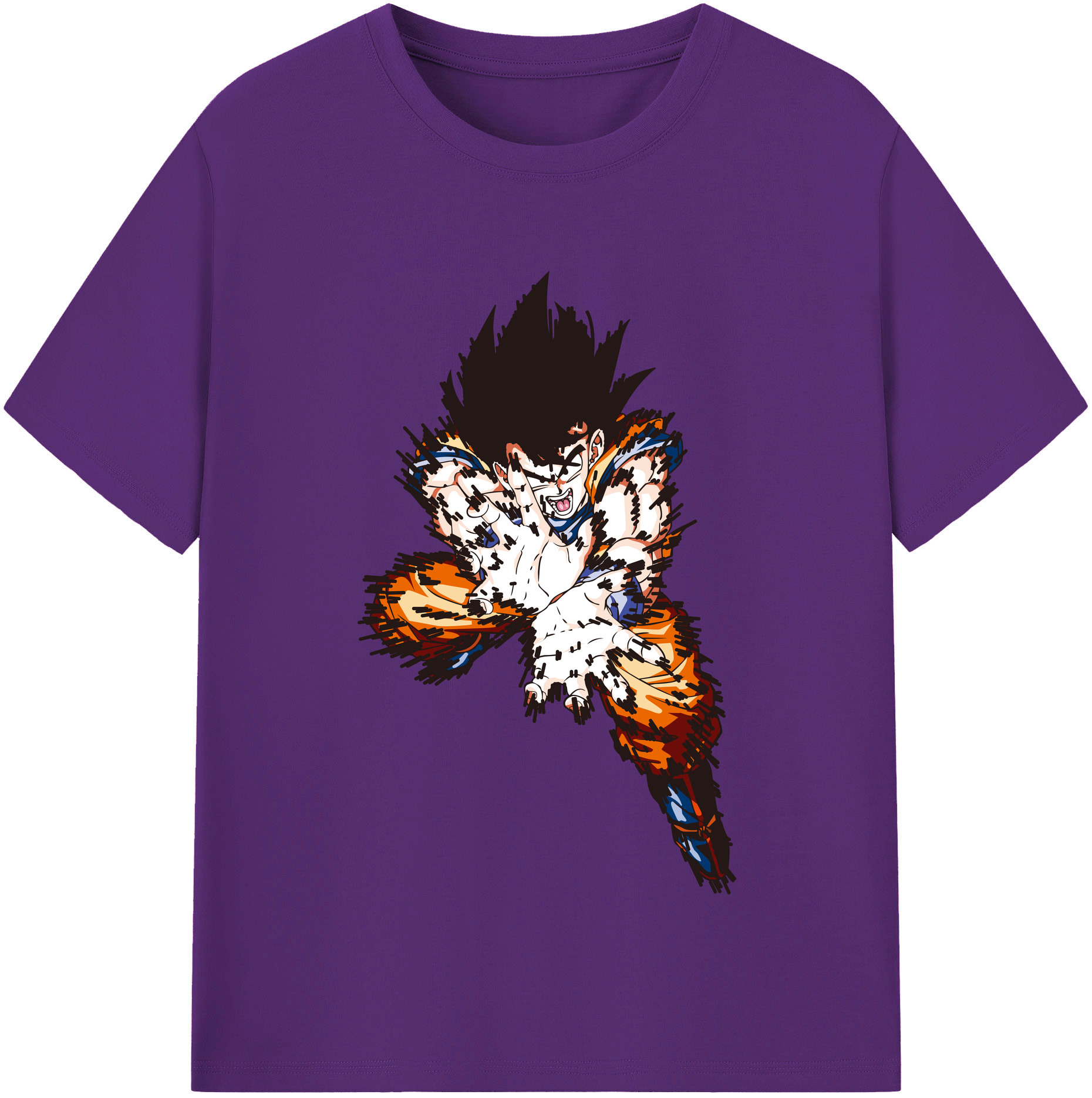 （画像用） ドラゴンボール 孫悟空（そん ごくう）Son Goku カカロット DRAGON BALL Kakarotto 綿100％半袖Tシャツ（フロントプリント）