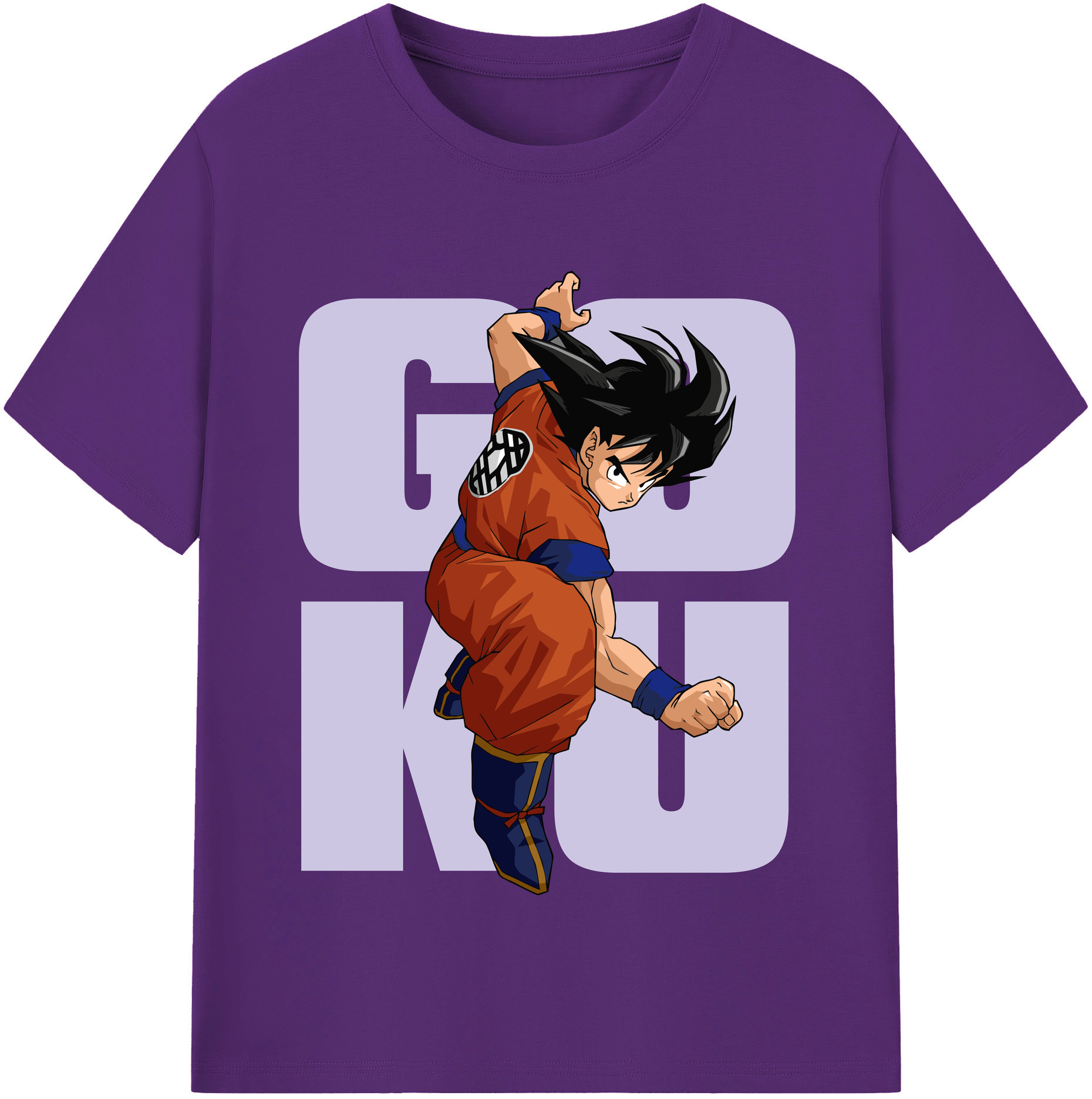（画像用） ドラゴンボール 孫悟空（そん ごくう）Son Goku カカロット DRAGON BALL Kakarotto 綿100％半袖Tシャツ（フロントプリント）