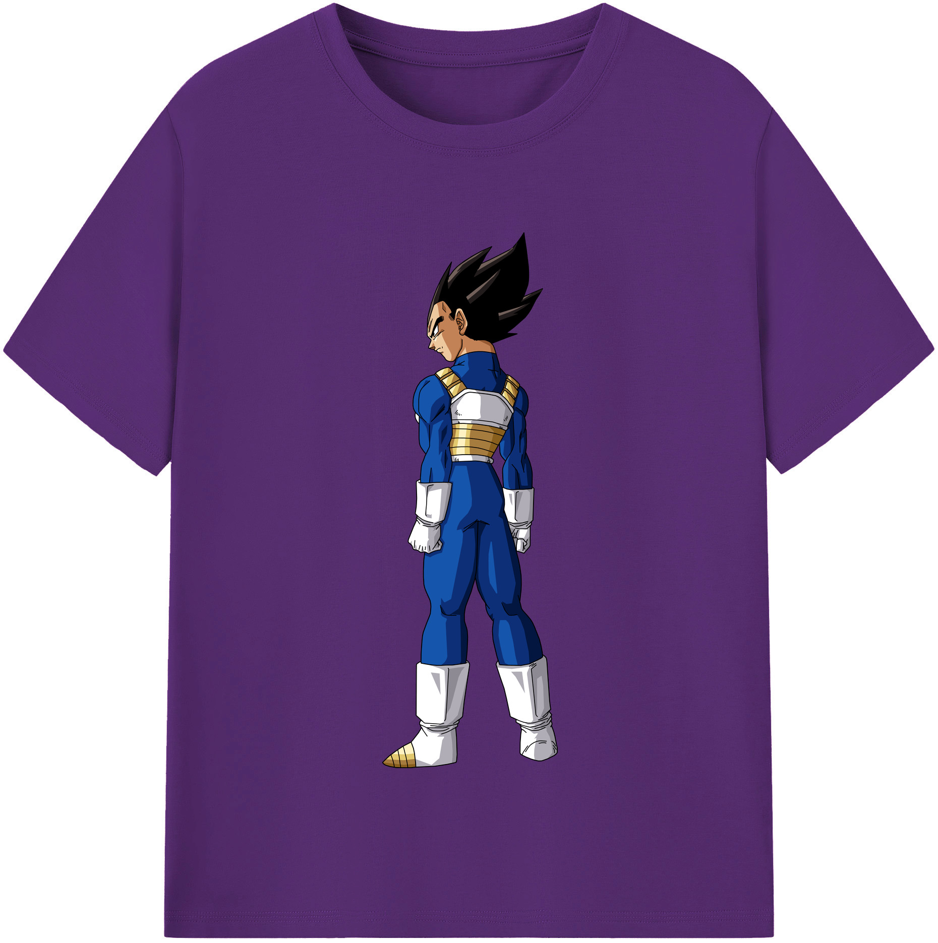 （画像用） ドラゴンボール ベジータ四世（Bejīta Yonsei）DRAGON BALL Vegeta IV 綿100％半袖Tシャツ（フロントプリント）