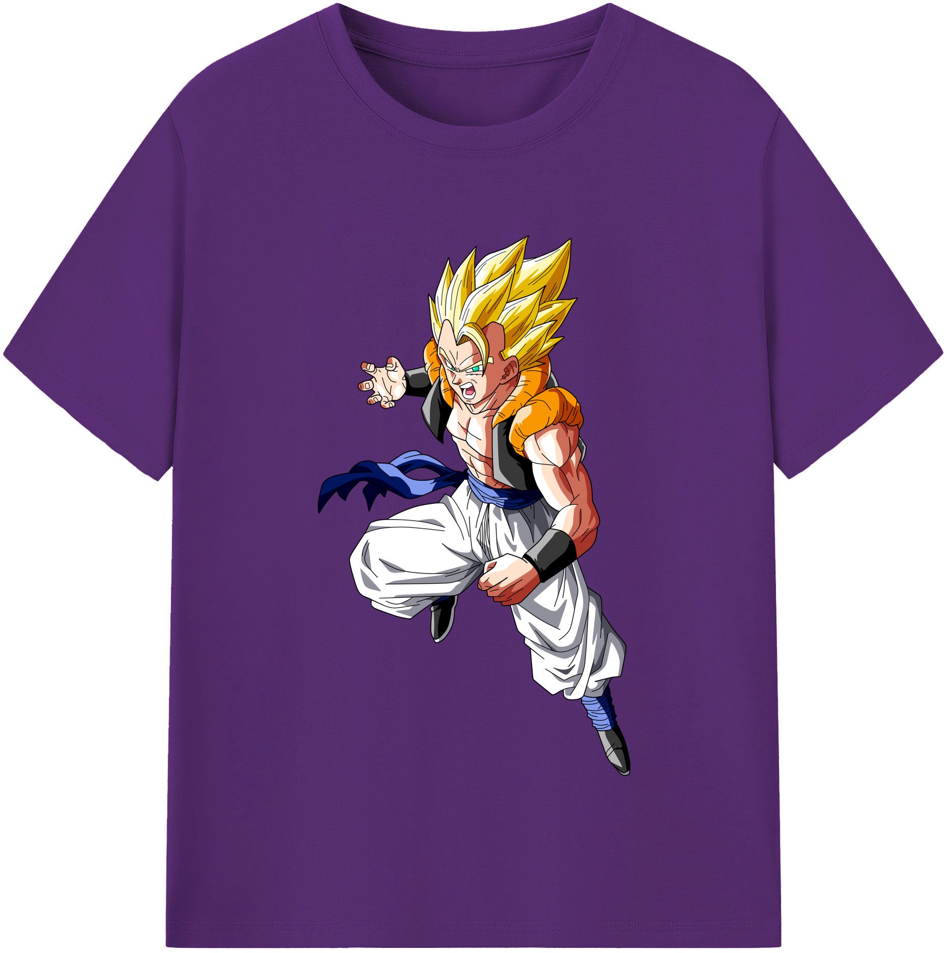 （画像用） ドラゴンボール ベジータ四世（Bejīta Yonsei）DRAGON BALL Vegeta IV 綿100％半袖Tシャツ（フロントプリント）
