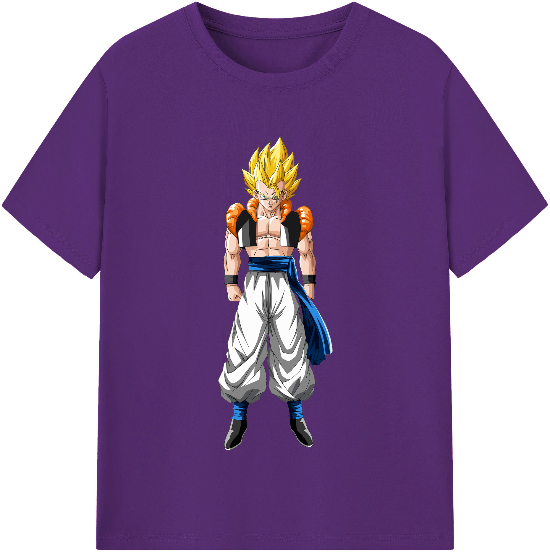 （画像用） ドラゴンボール ベジータ四世（Bejīta Yonsei）DRAGON BALL Vegeta IV 綿100％半袖Tシャツ（フロントプリント）
