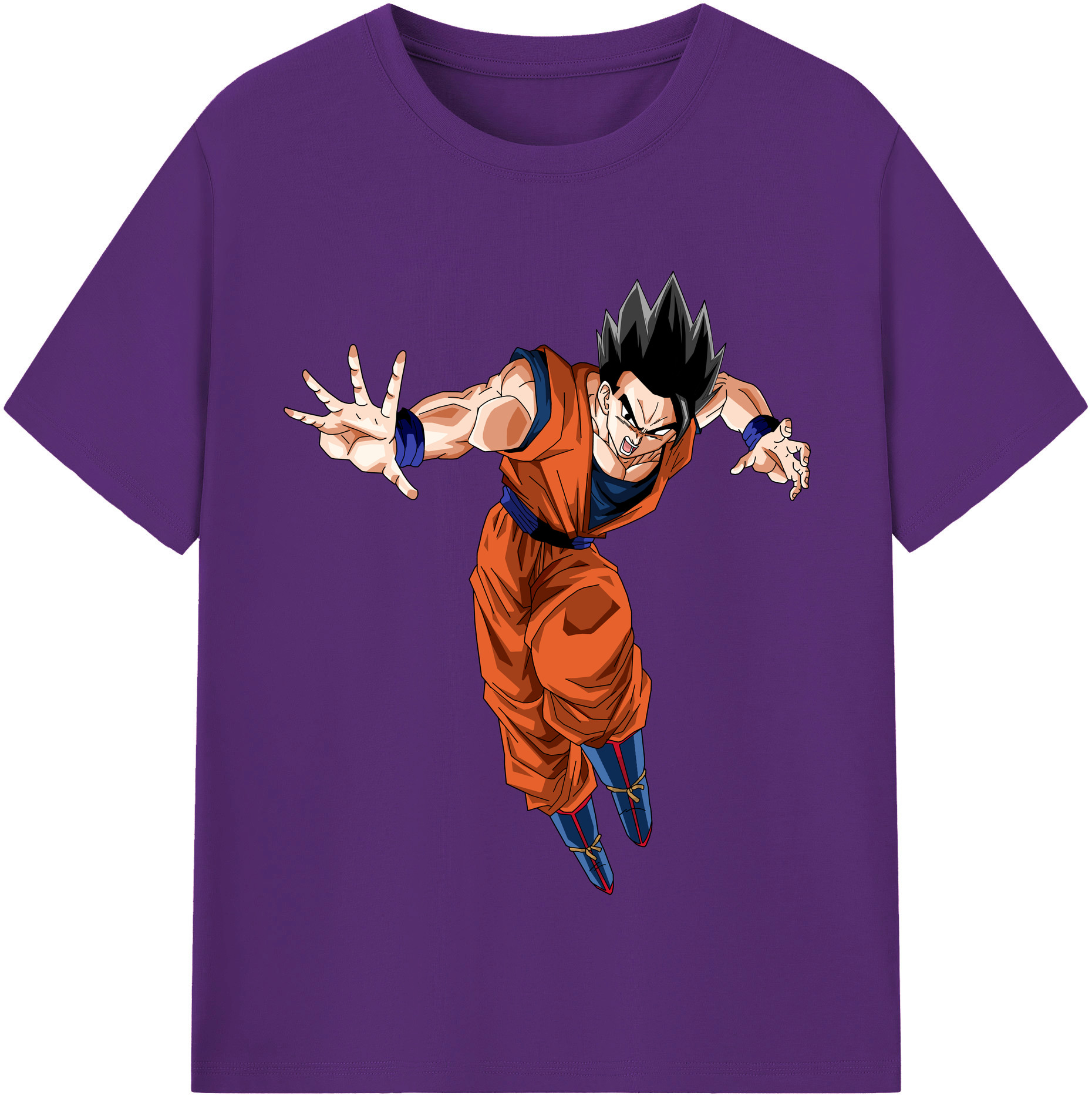 （画像用） ドラゴンボール 孫 悟飯（そんごはん）DRAGON BALL Son Gohan 綿100％半袖Tシャツ（フロントプリント）