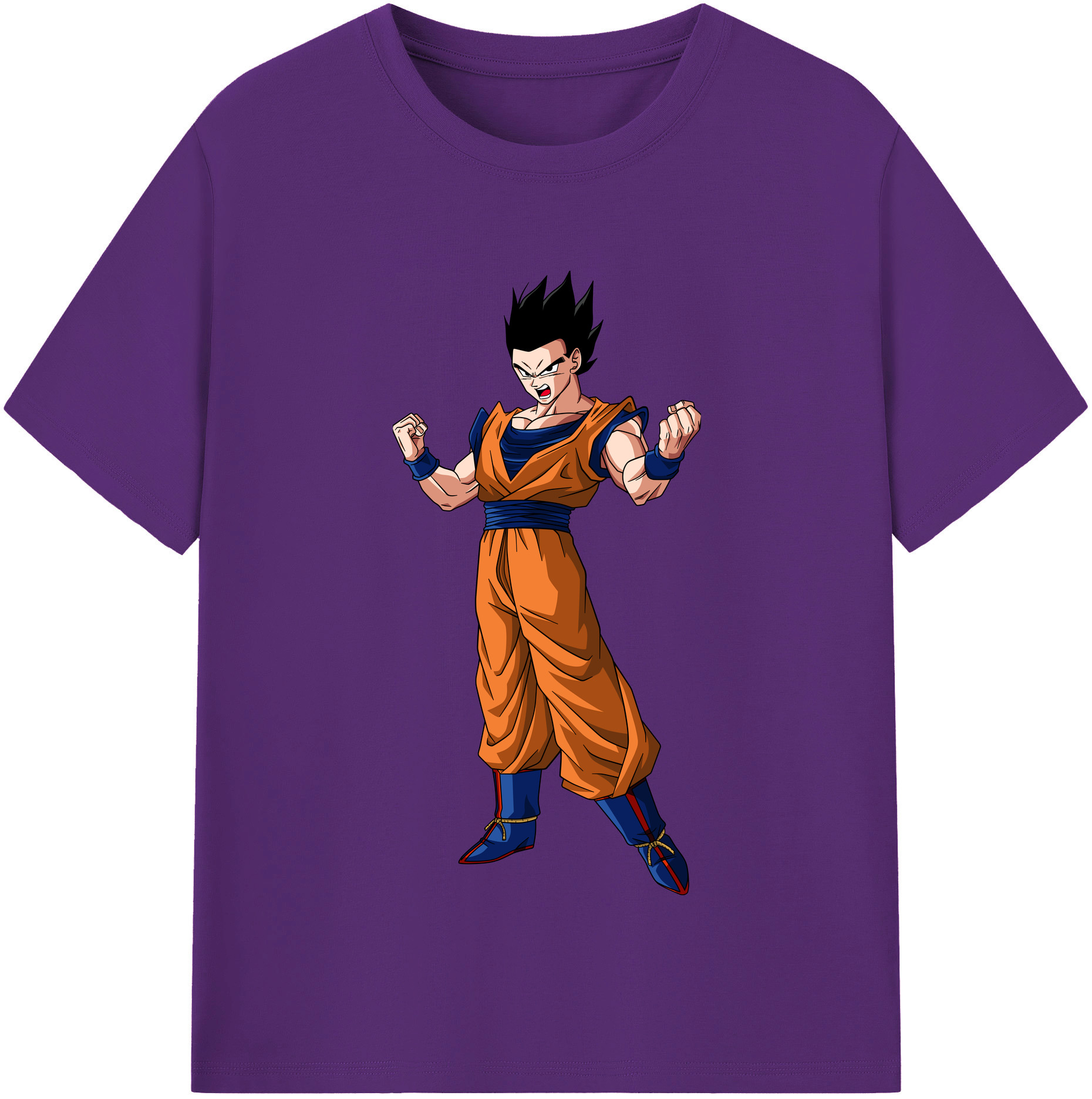 （画像用） ドラゴンボール 孫 悟飯（そんごはん）DRAGON BALL Son Gohan 綿100％半袖Tシャツ（フロントプリント）