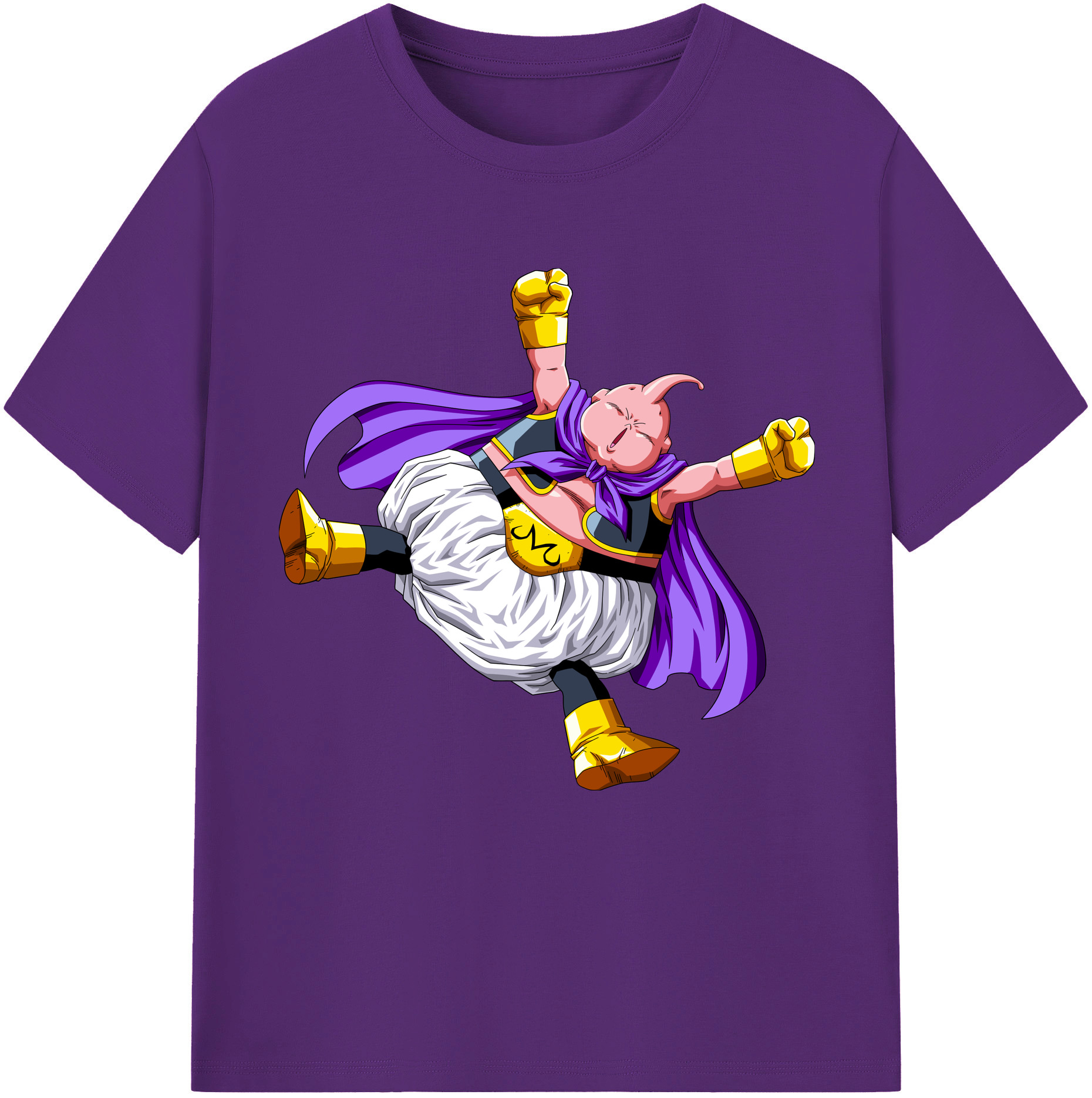 （画像用） ドラゴンボール 魔人ブウ DRAGON BALL Majin Buu 綿100％半袖Tシャツ（フロントプリント）