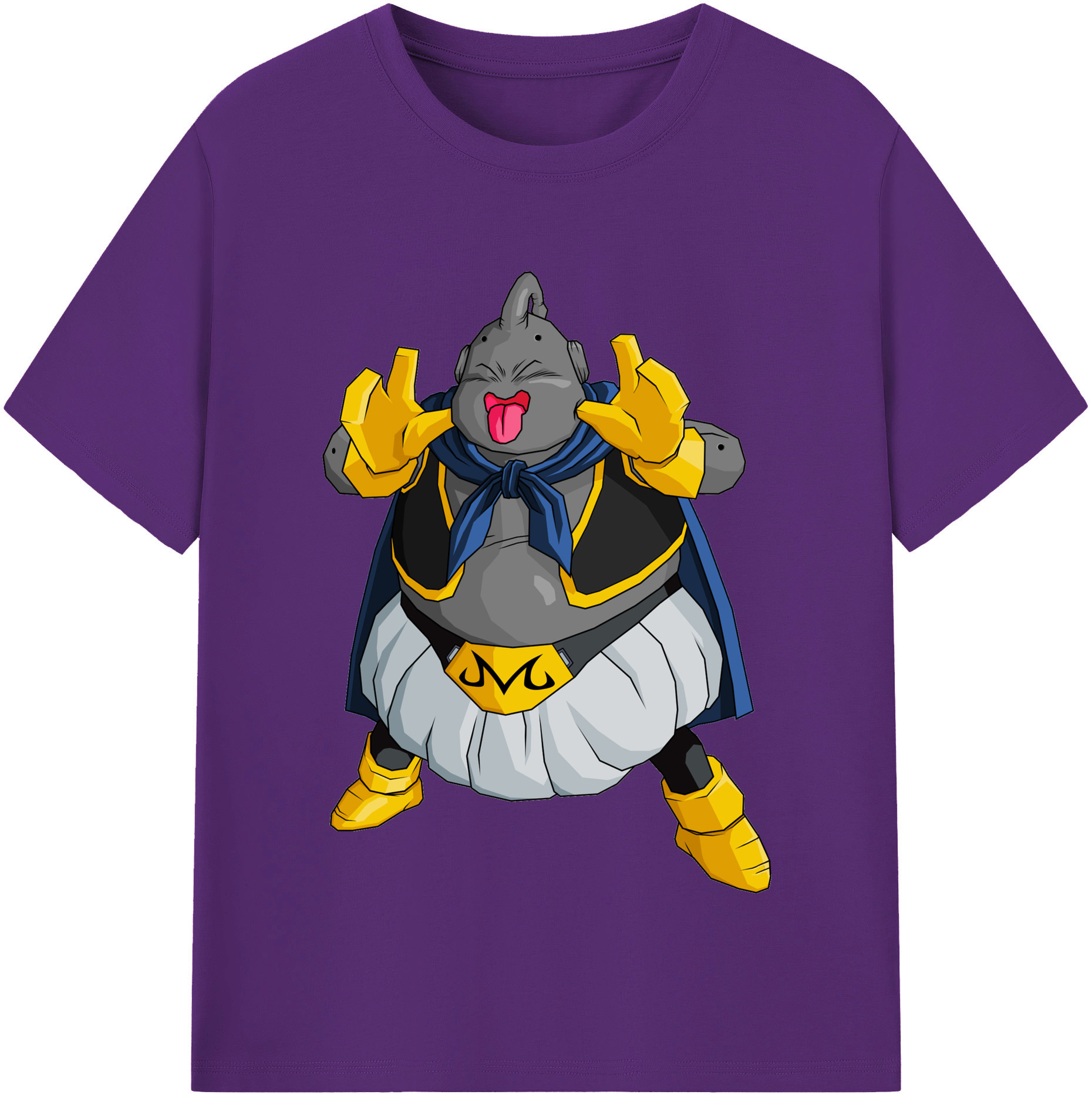 （画像用） ドラゴンボール 魔人ブウ DRAGON BALL Majin Buu 綿100％半袖Tシャツ（フロントプリント）