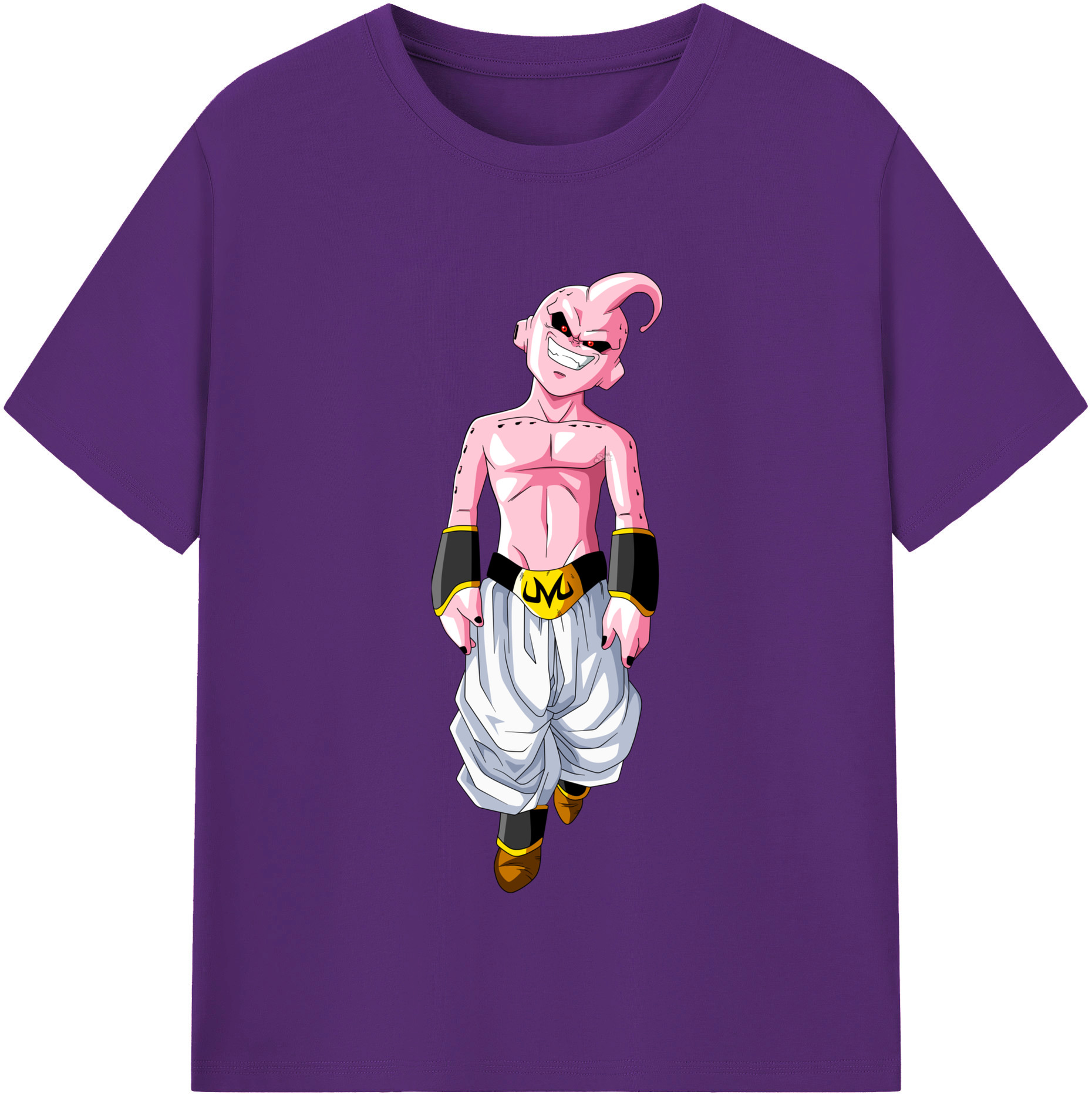 （画像用） ドラゴンボール 魔人ブウ DRAGON BALL Majin Buu 綿100％半袖Tシャツ（フロントプリント）