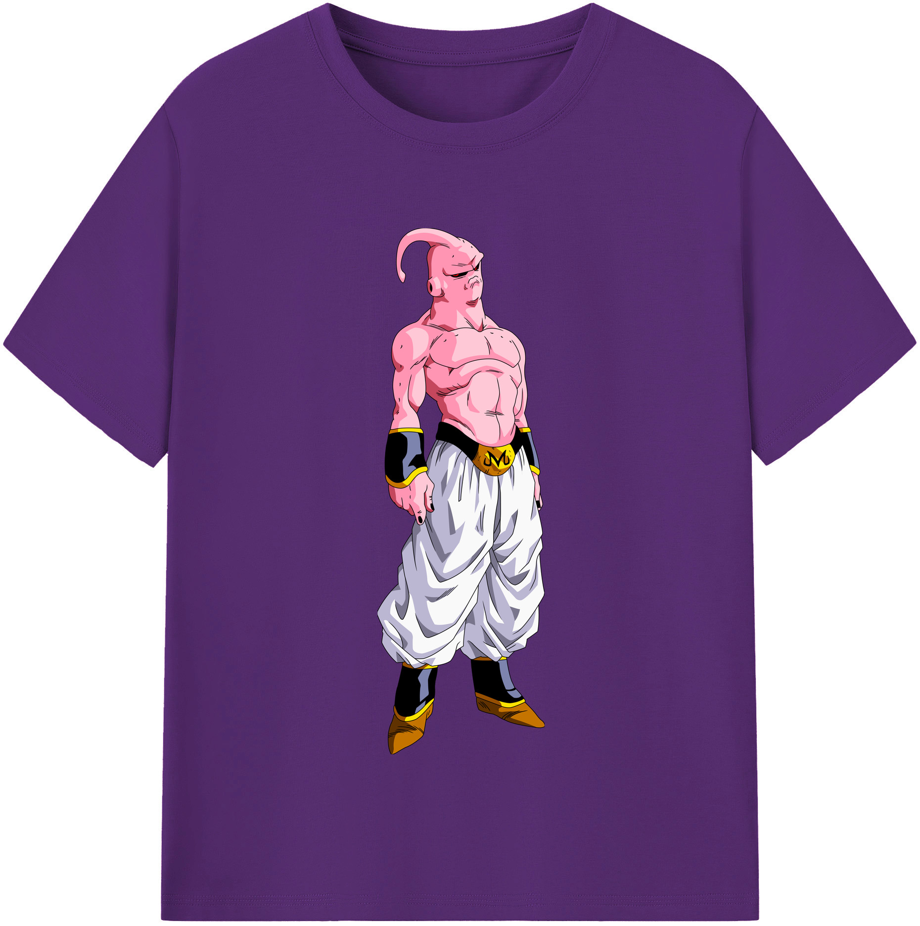 （画像用） ドラゴンボール 魔人ブウ DRAGON BALL Majin Buu 綿100％半袖Tシャツ（フロントプリント）