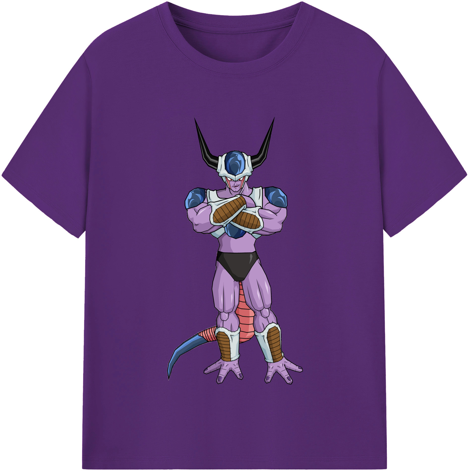 （画像用） ドラゴンボール フリーザ DRAGON BALL Frieza 綿100％半袖Tシャツ（フロントプリント）