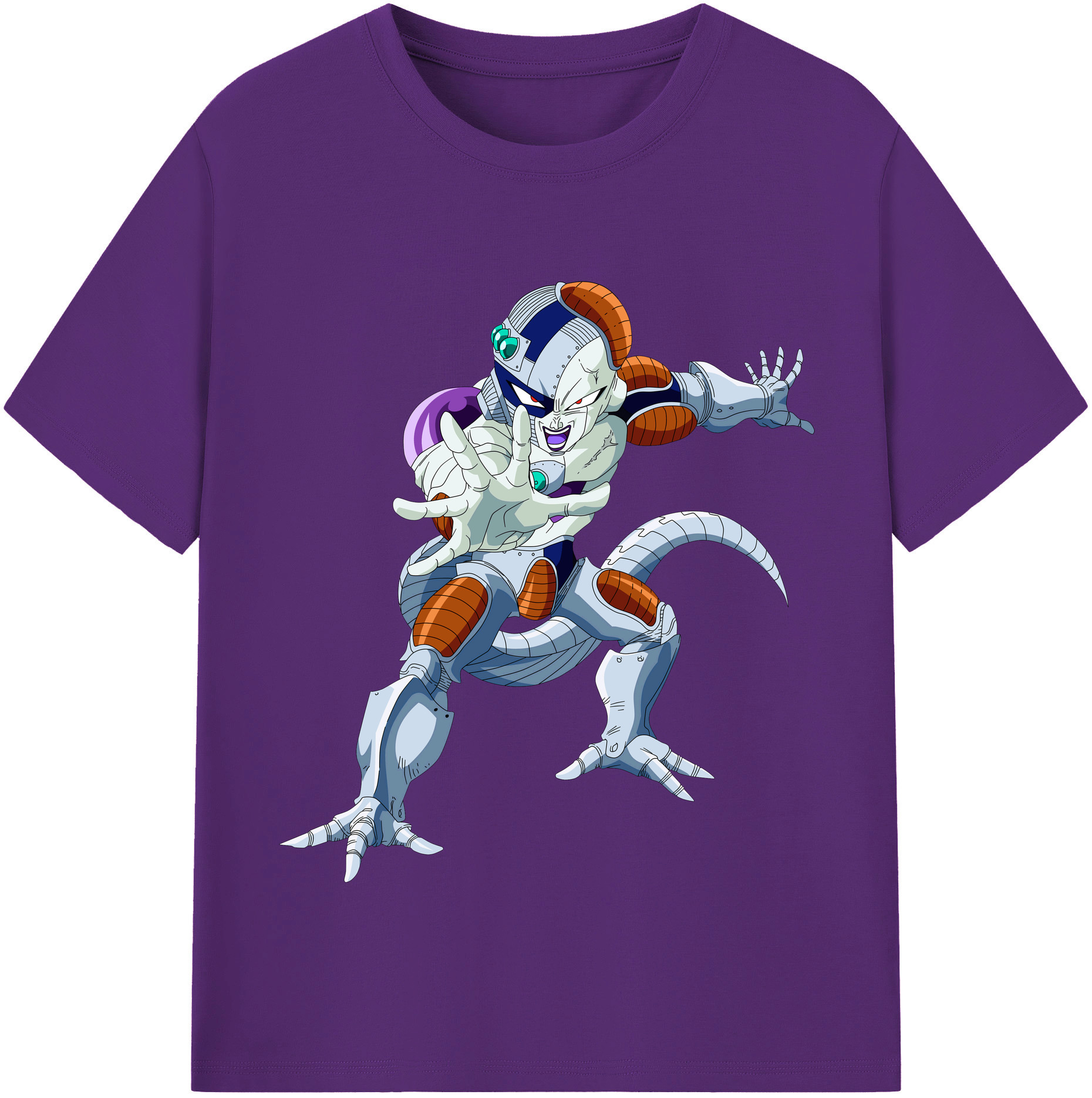 （画像用） ドラゴンボール フリーザ DRAGON BALL Frieza 綿100％半袖Tシャツ（フロントプリント）