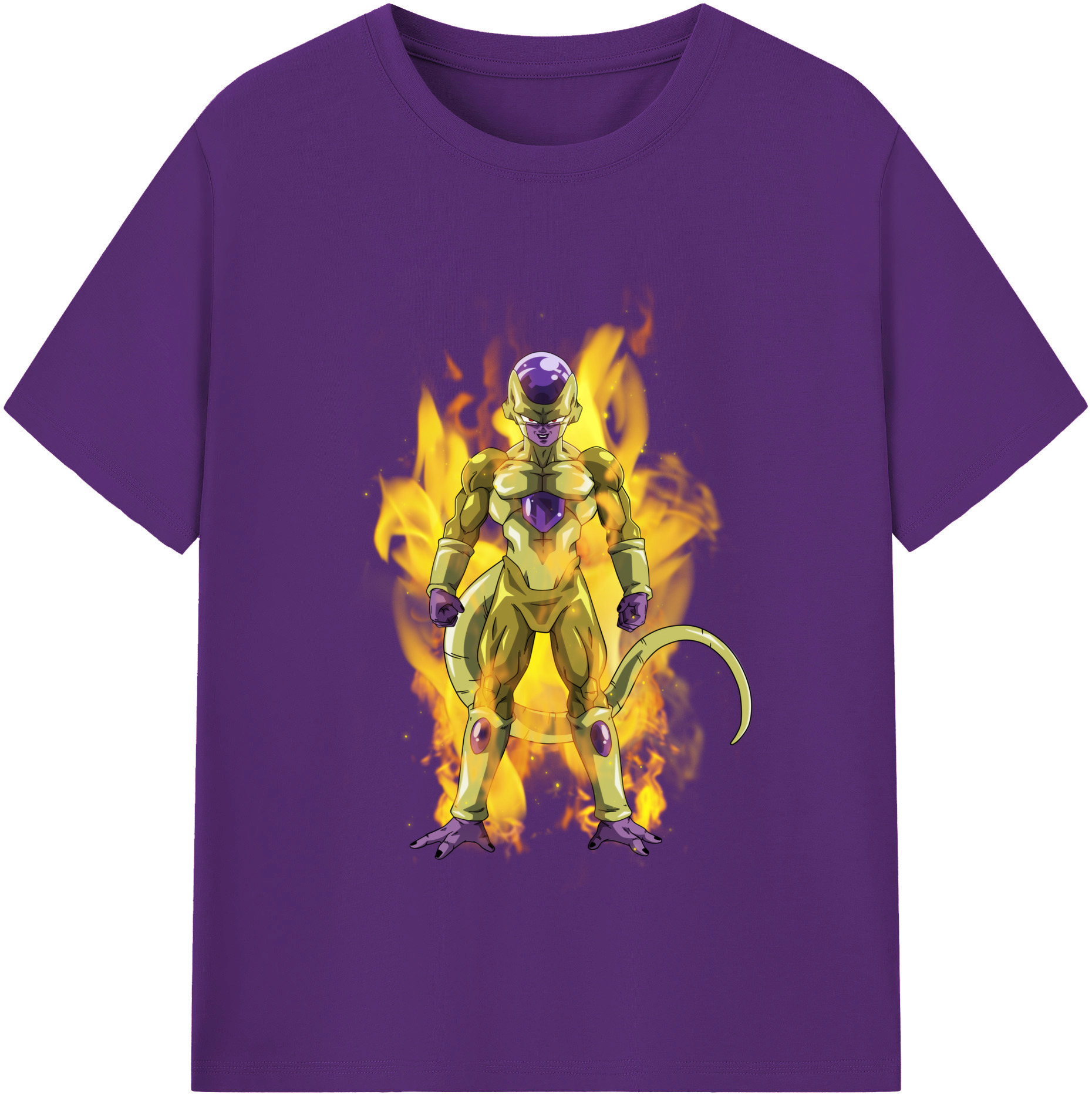 （画像用） ドラゴンボール フリーザ DRAGON BALL Frieza 綿100％半袖Tシャツ（フロントプリント）