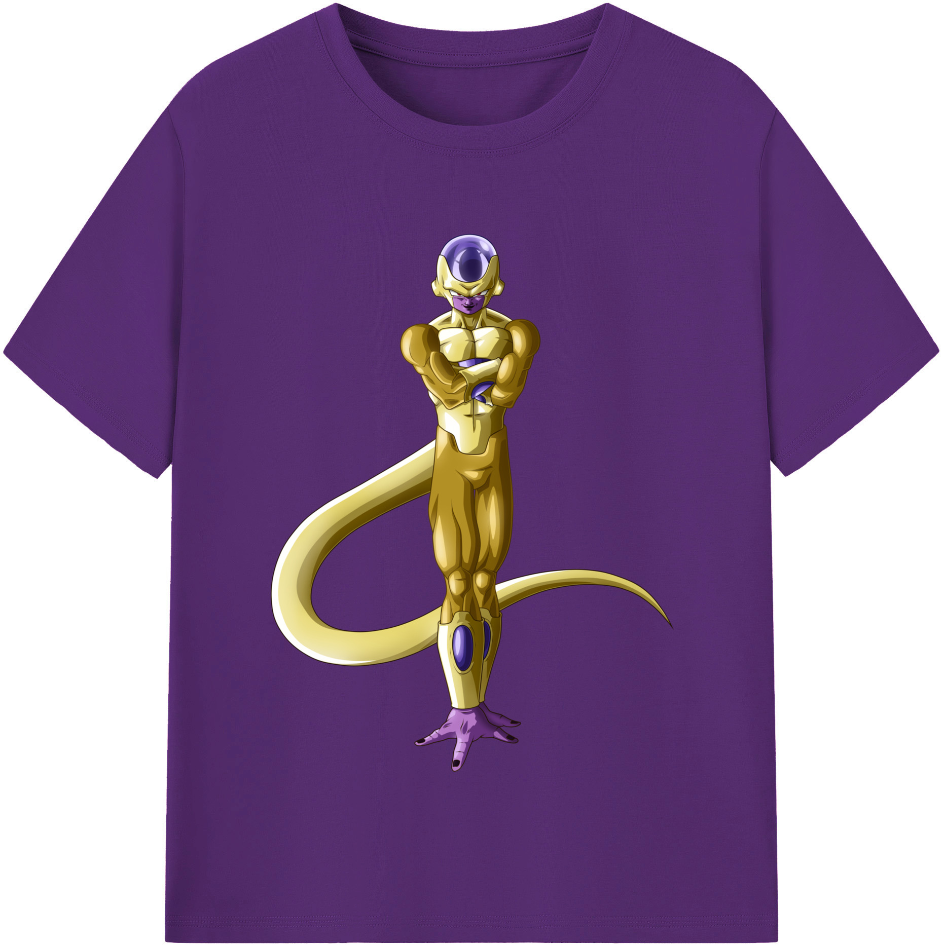 （画像用） ドラゴンボール フリーザ DRAGON BALL Frieza 綿100％半袖Tシャツ（フロントプリント）